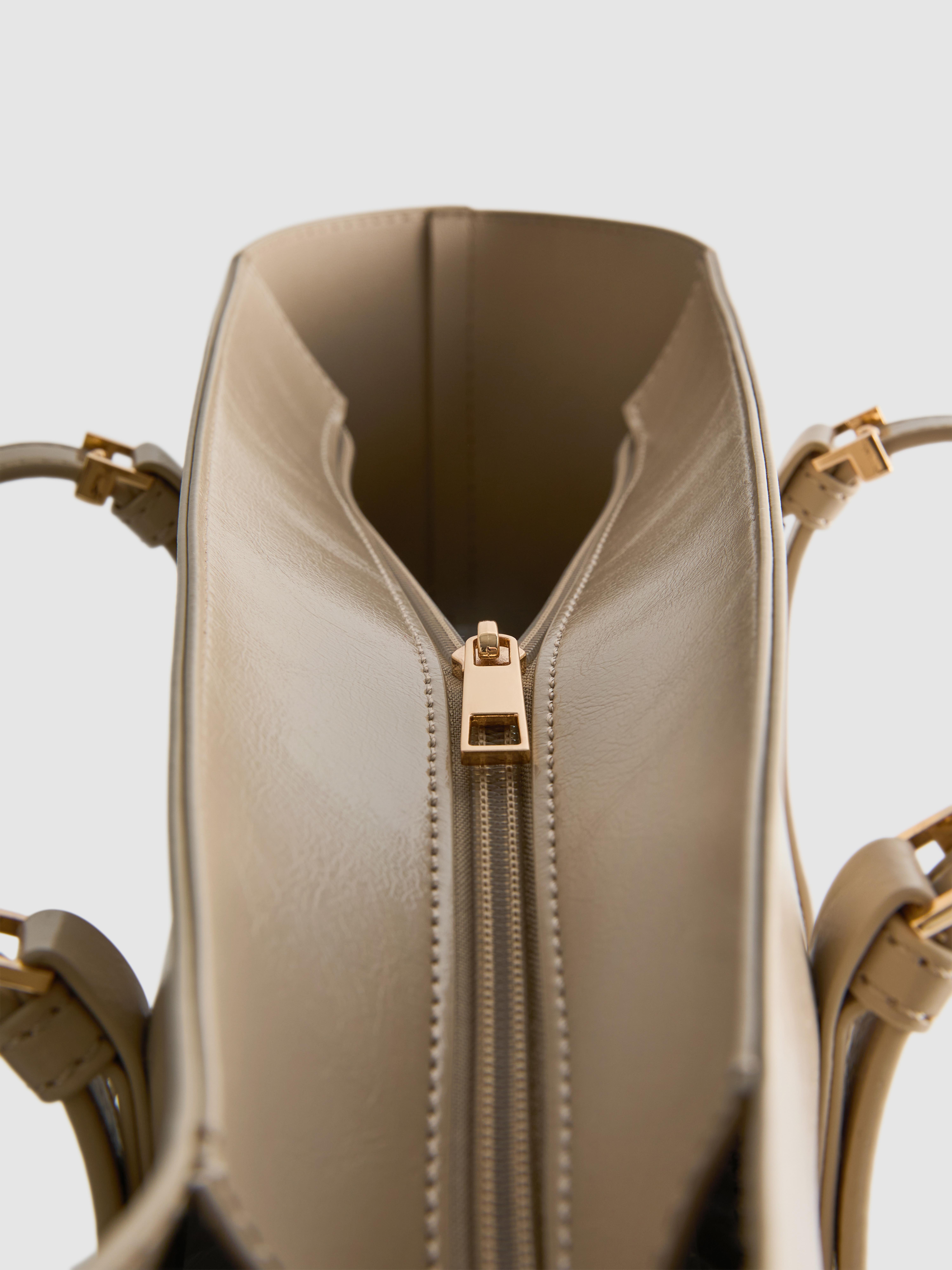 Women's Taupe High Shine Shoppe