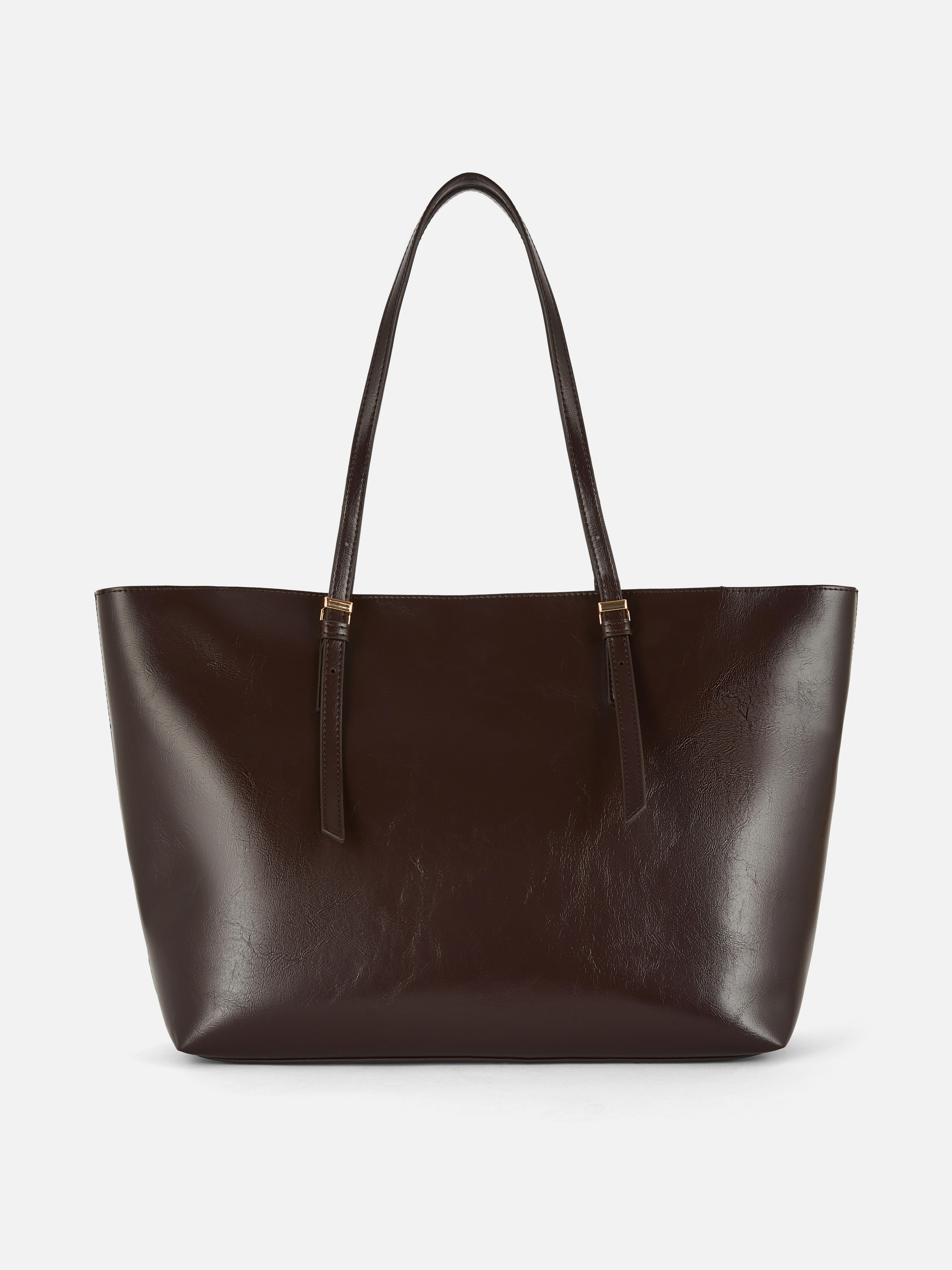 Cabas ultra-brillant Chocolat