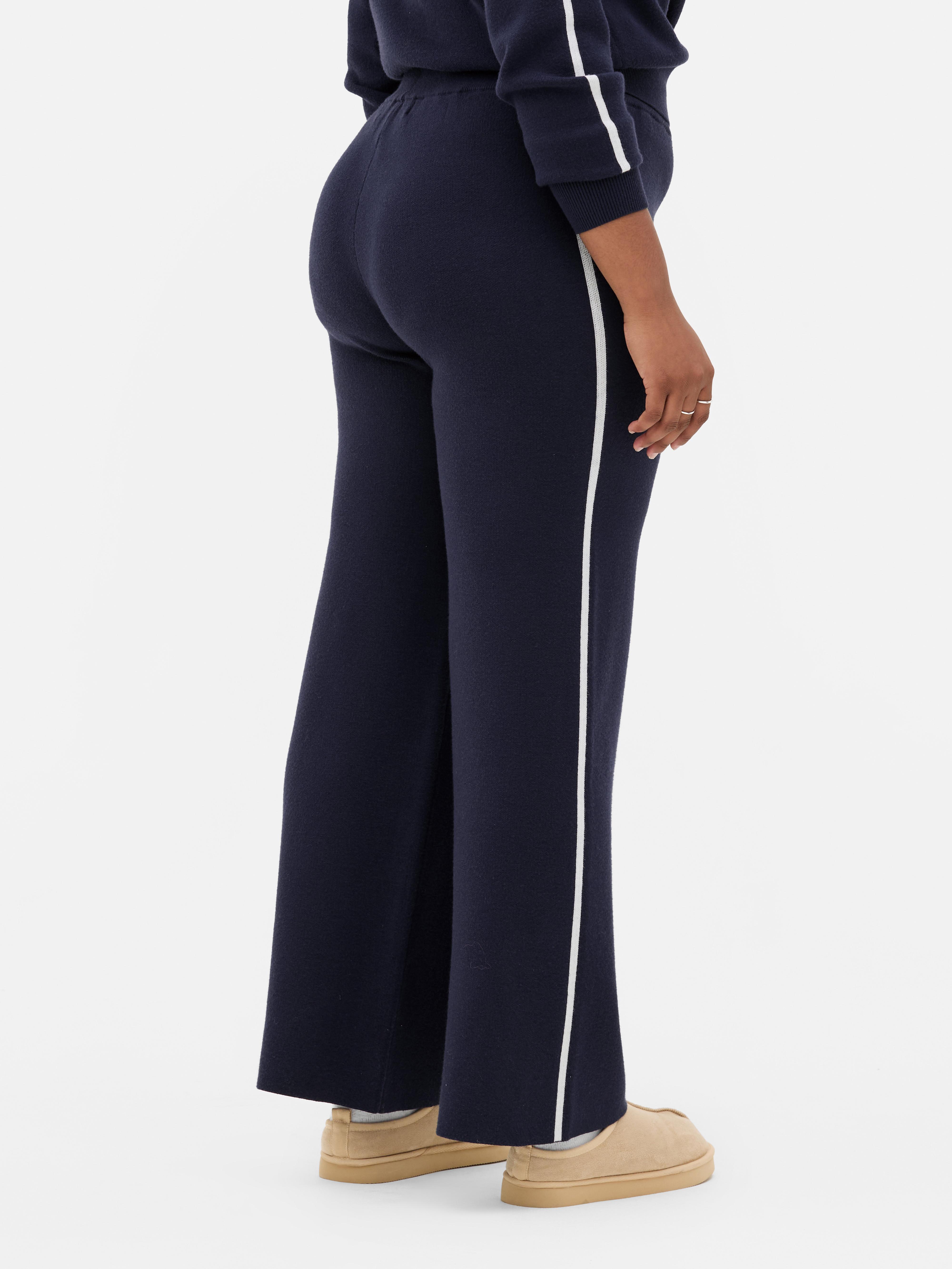 Legging large à rayures