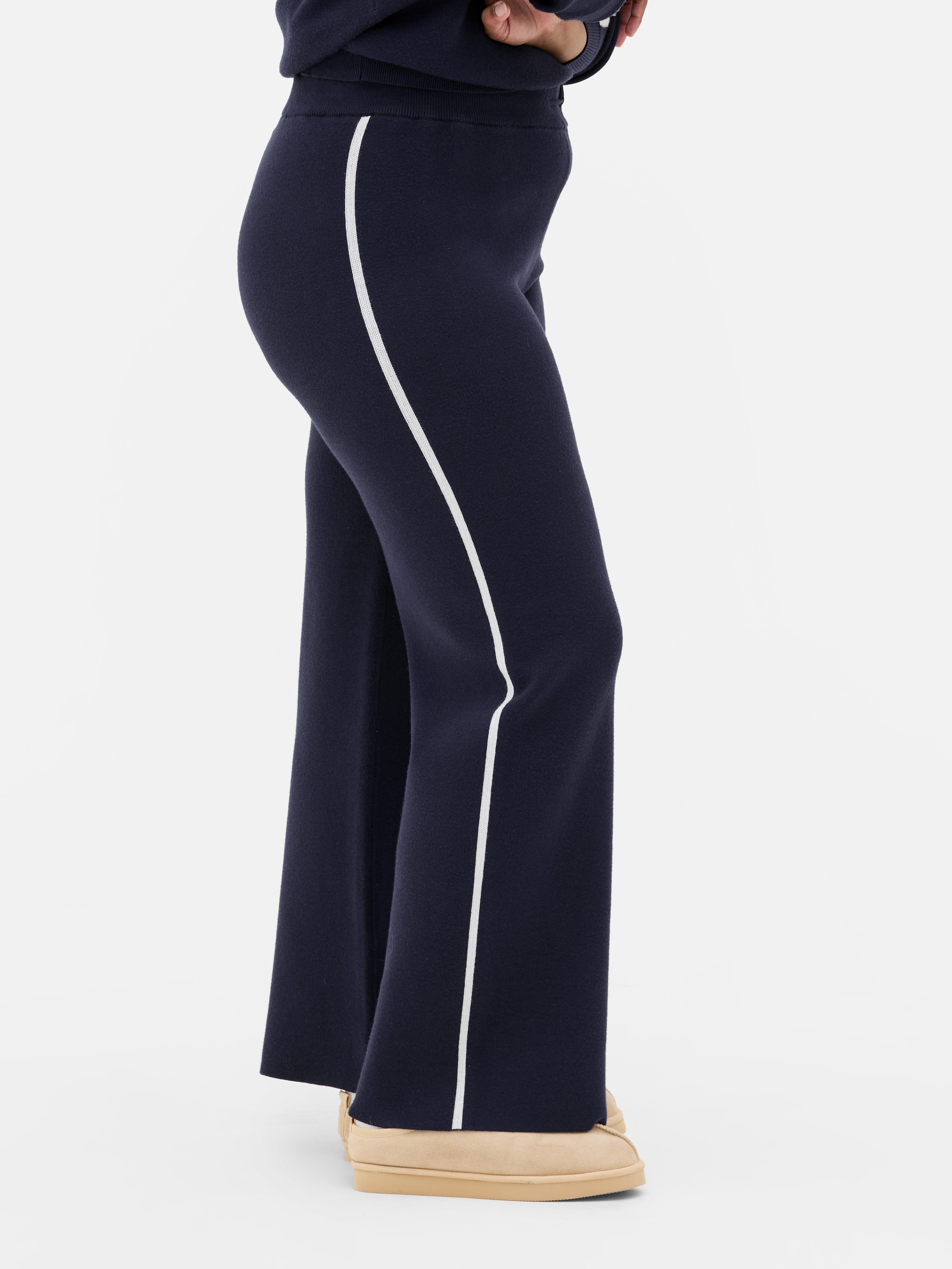 Legging large à rayures