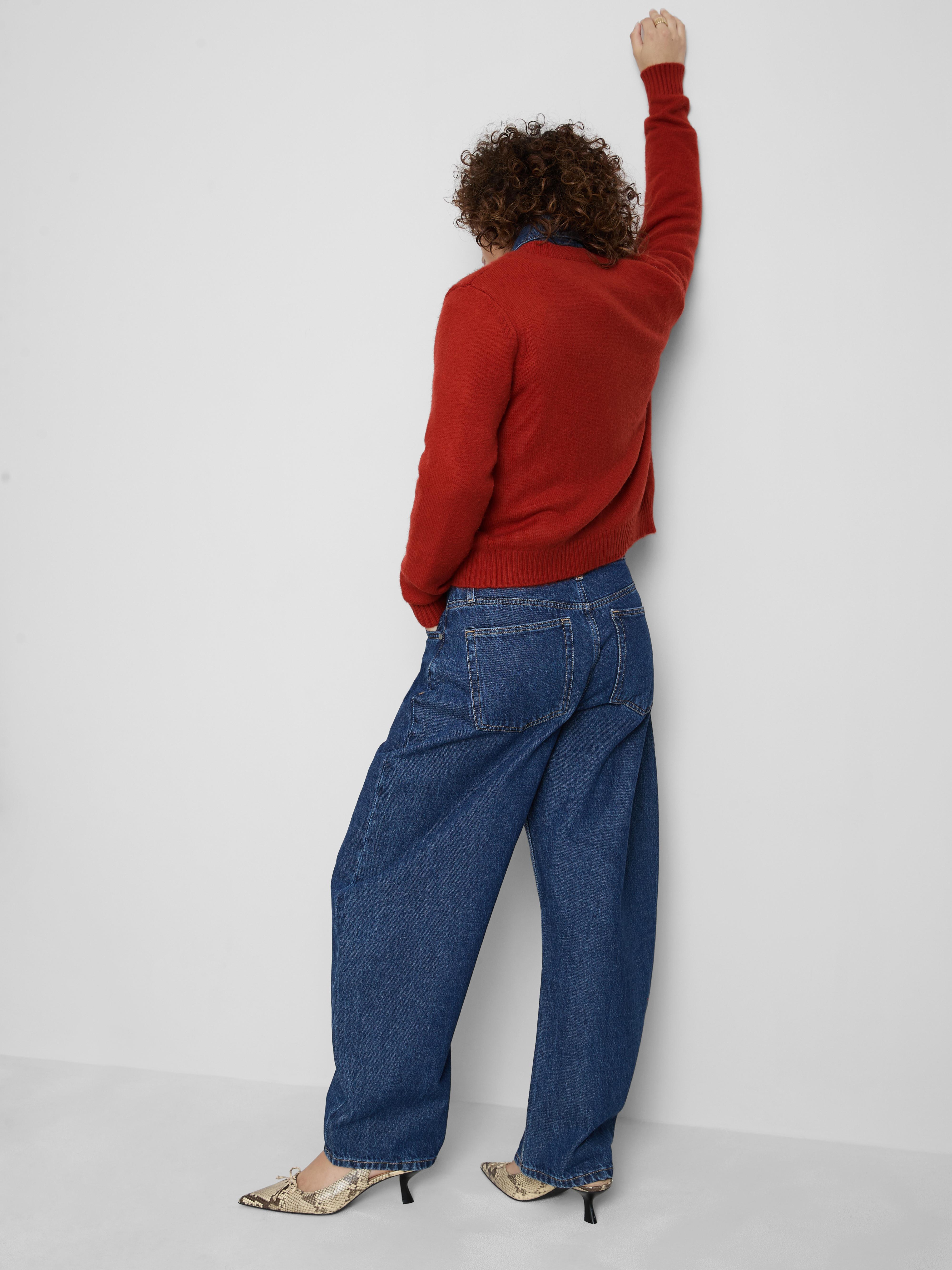 Gilet à col ras-du-cou en maille torsadée