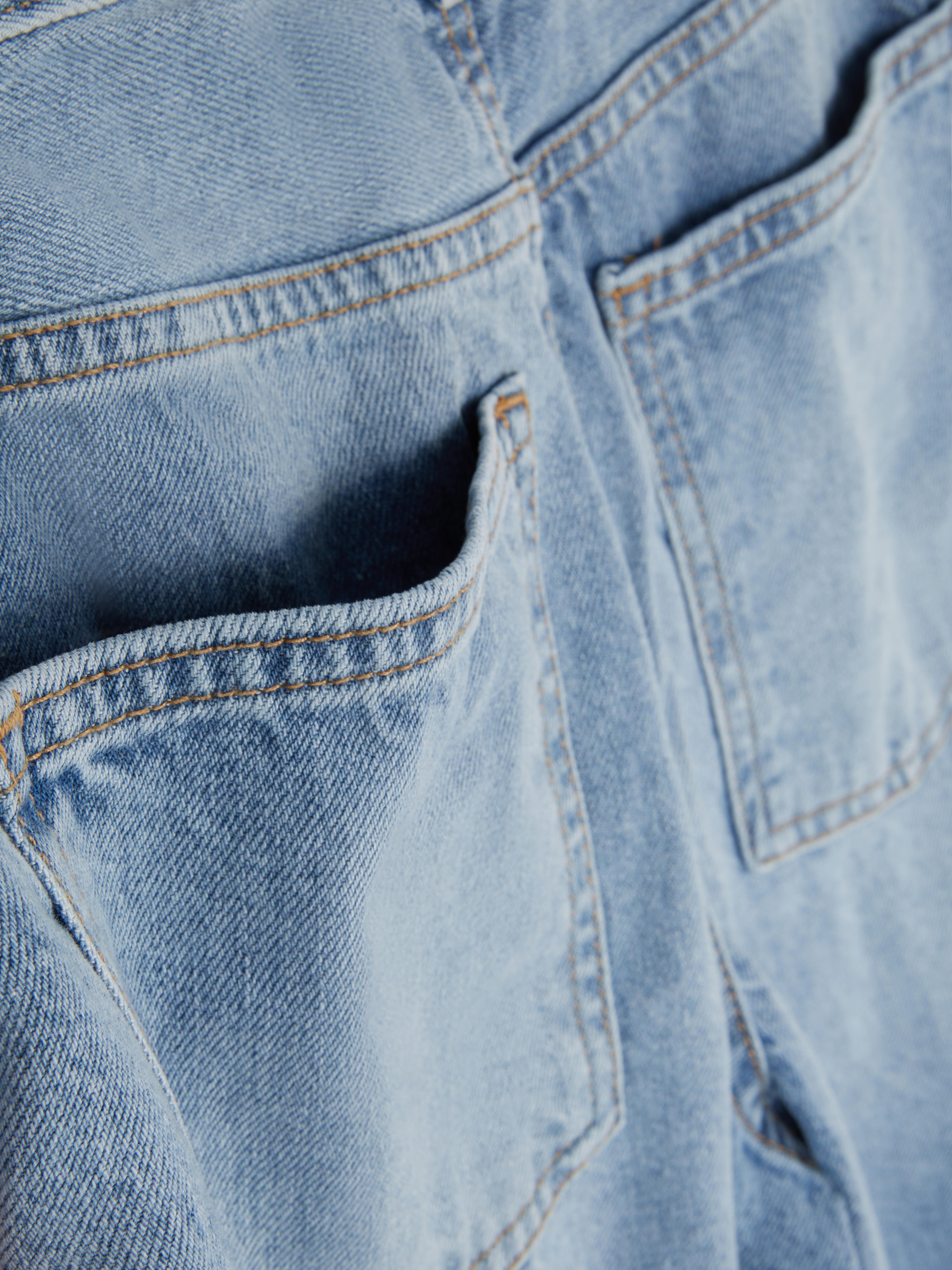Mid-Rise Barrel Leg Jeans | Short - Long Lengths
