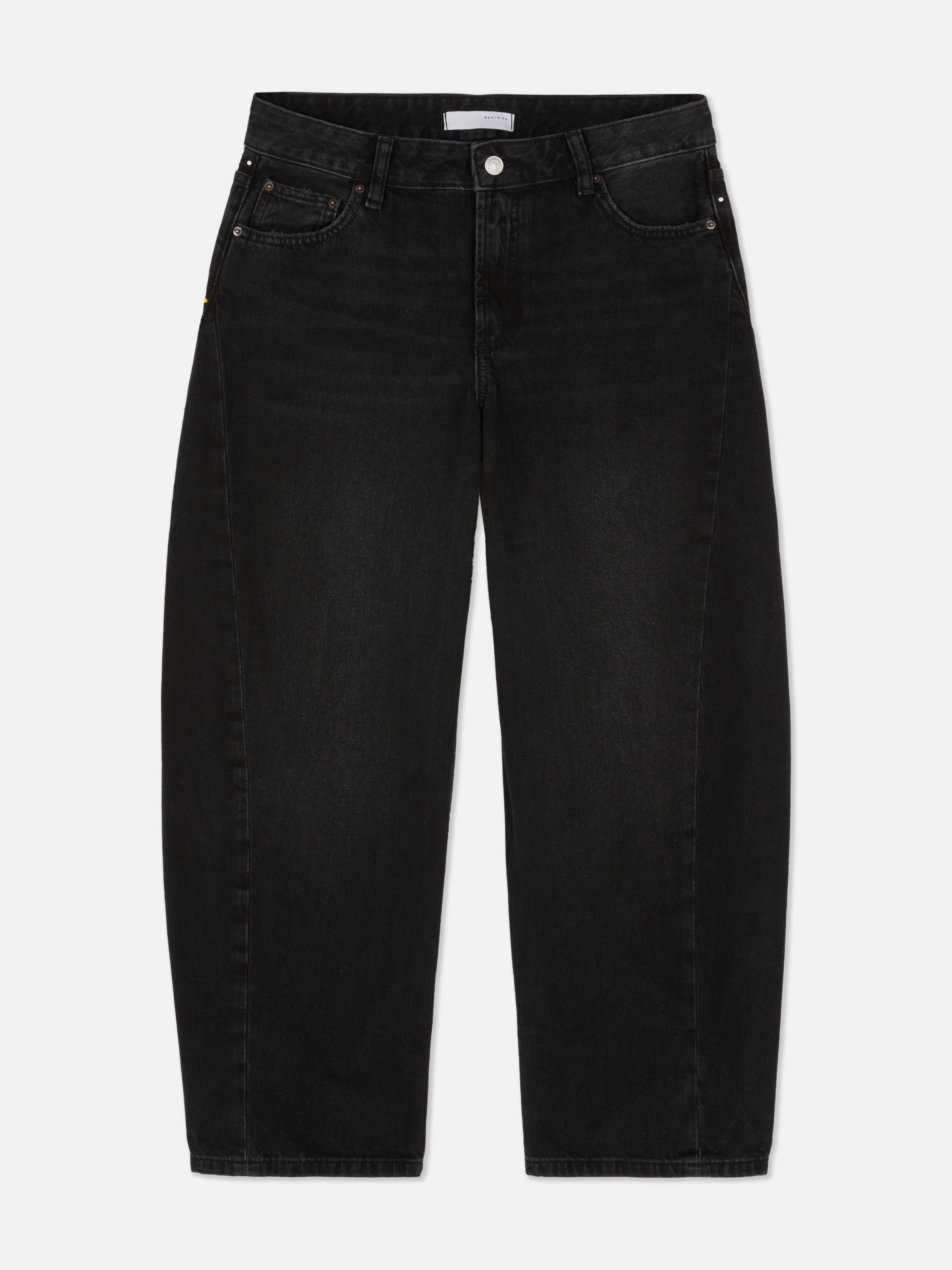 Mid-Rise Barrel Leg Jeans | Short - Long Lengths