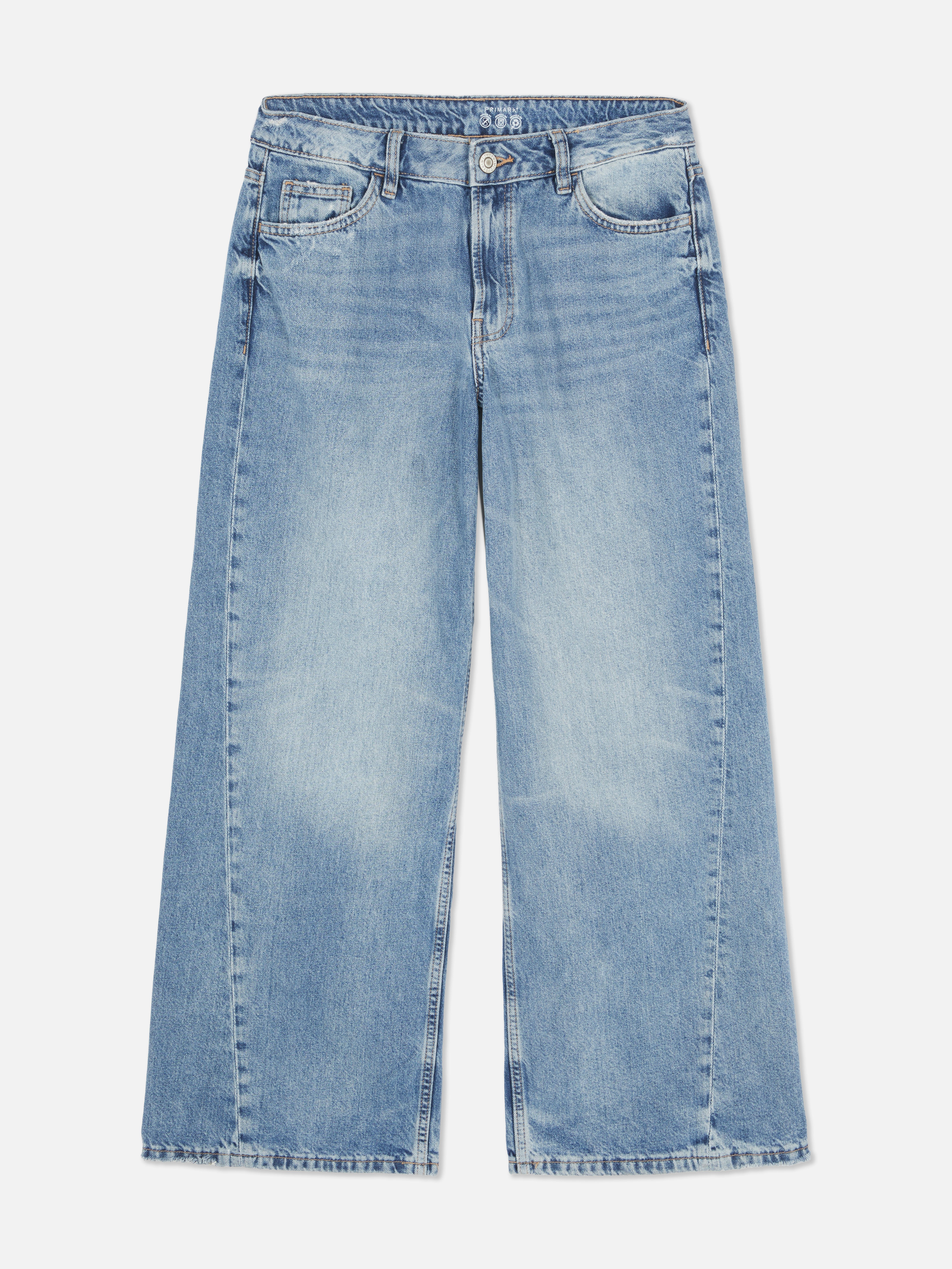 Mid-Rise Baggy Jeans