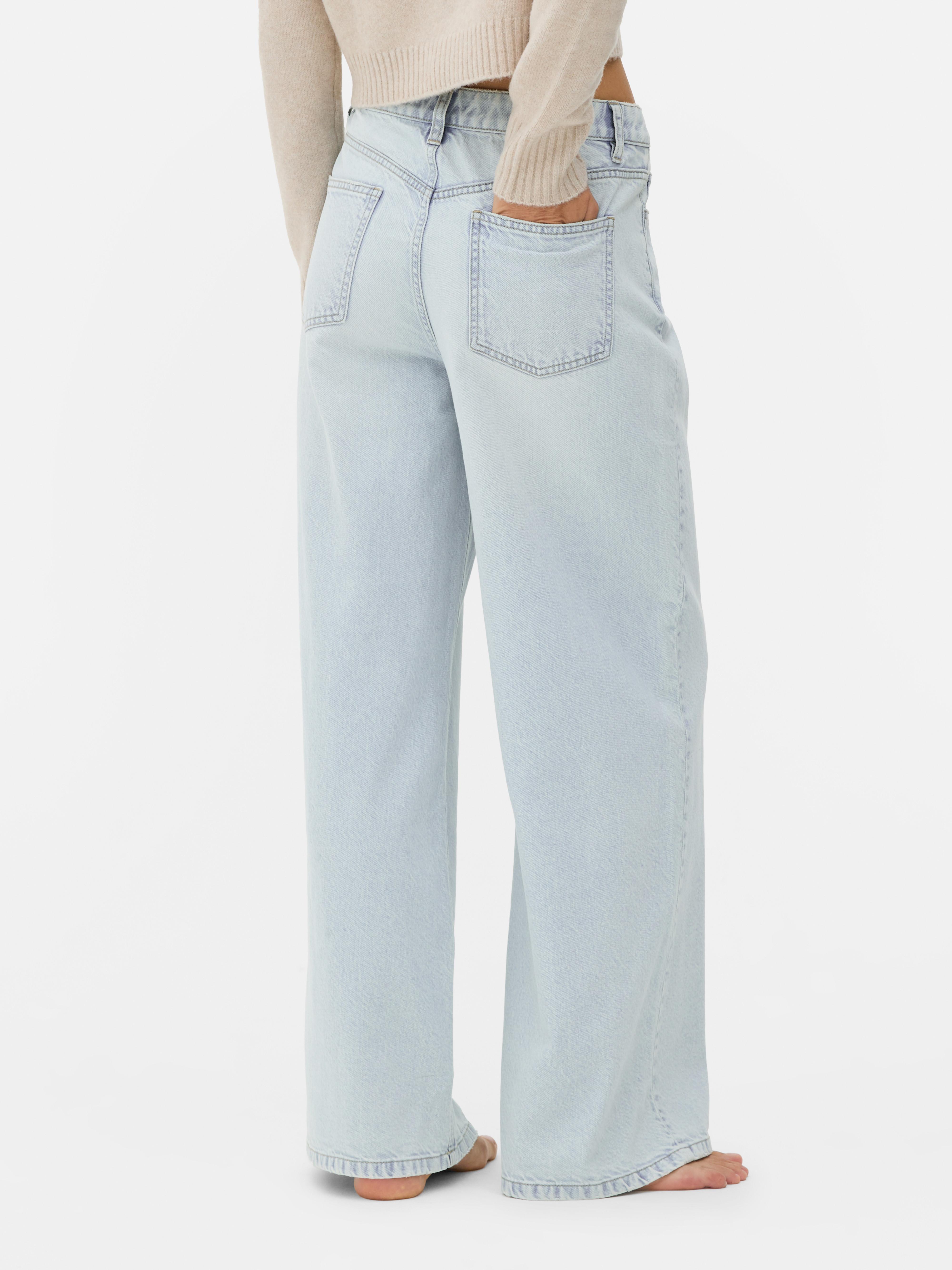 Mid-Rise Wide Leg Jeans | Short - Long Lengths