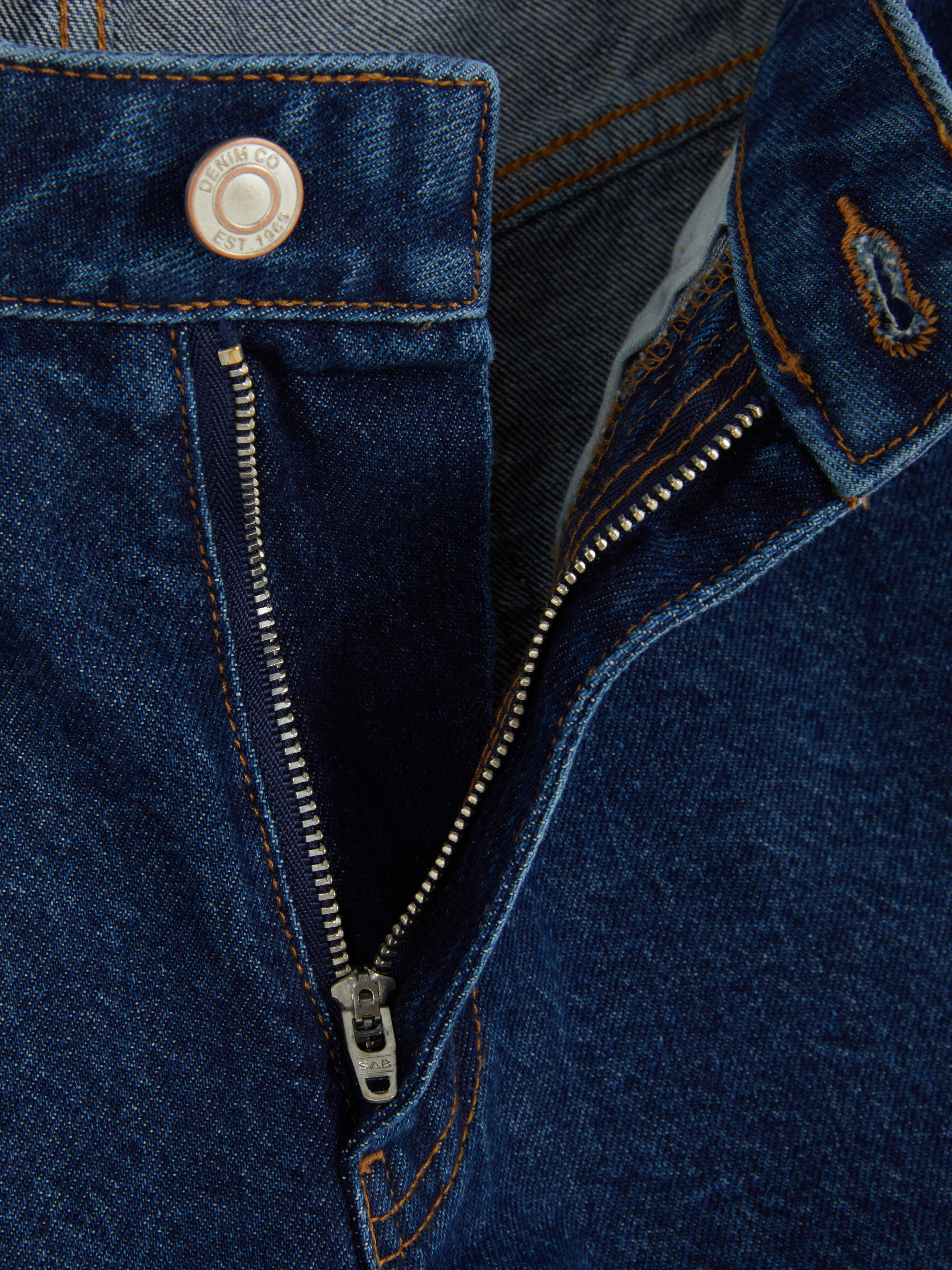 Mid-Rise Wide Leg Jeans | Short - Long Lengths