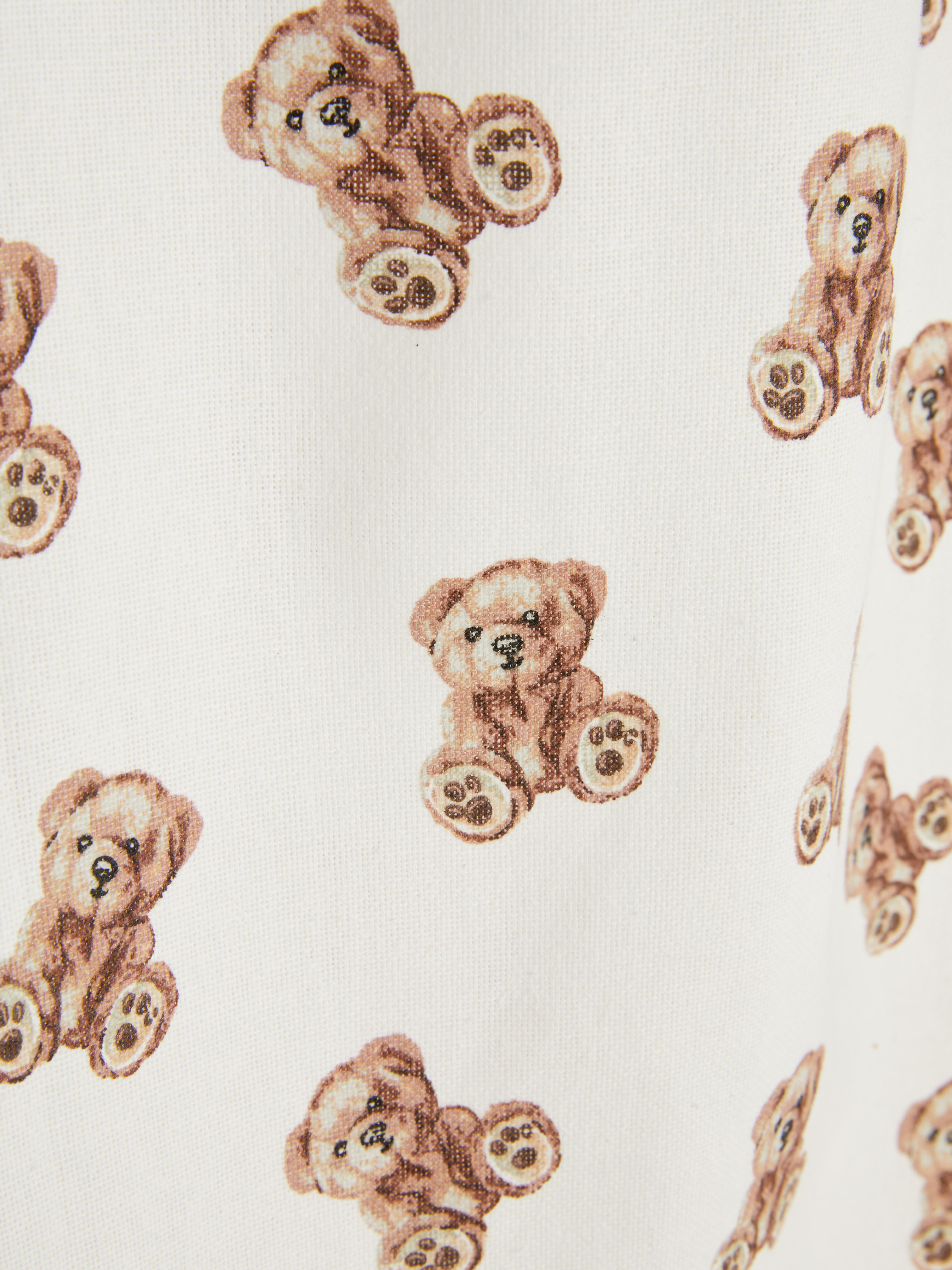 Platnena nakupovalna torba s potiskom medvedov