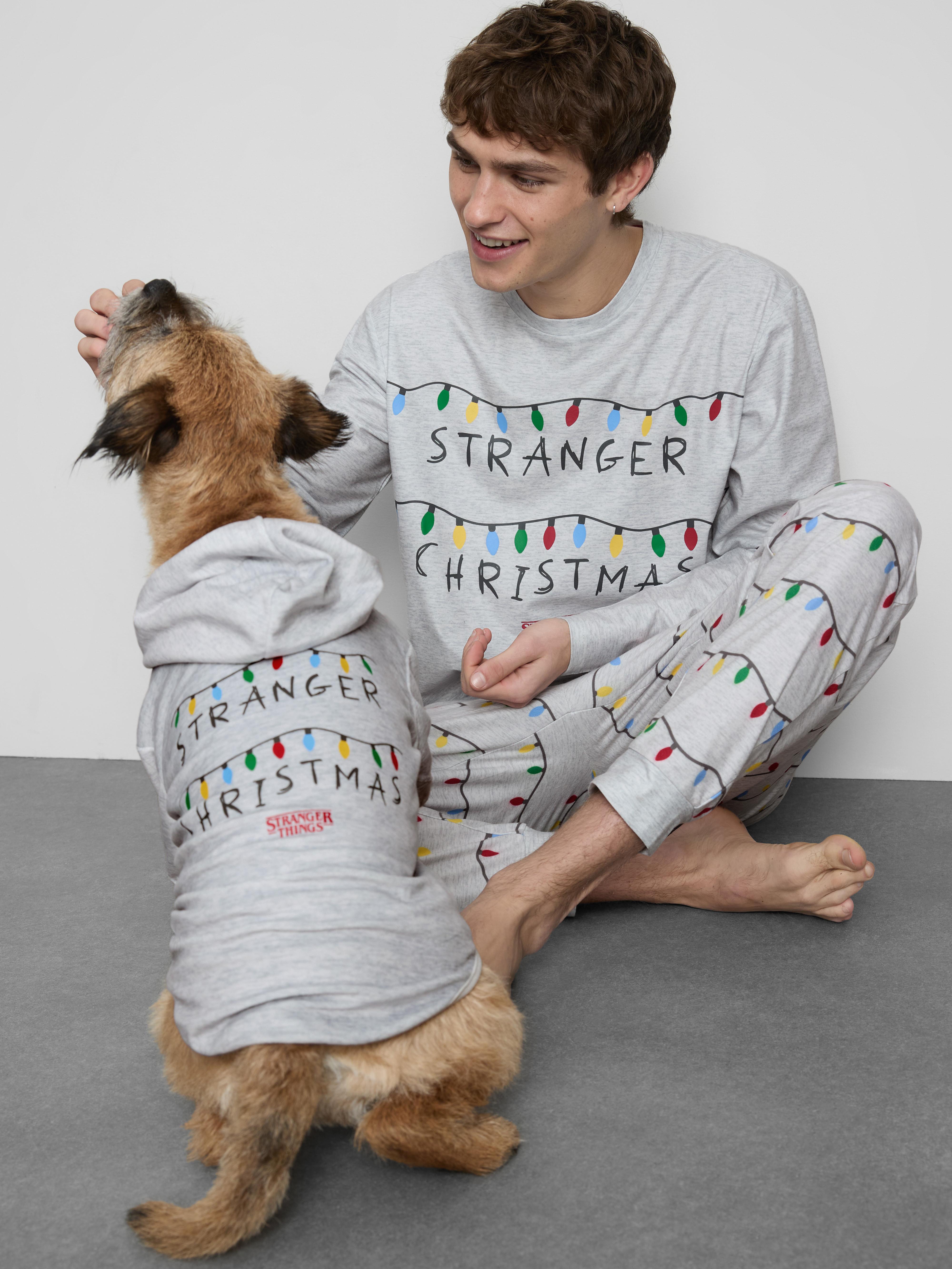 Pet Stranger Things Family Christmas Pyjamas