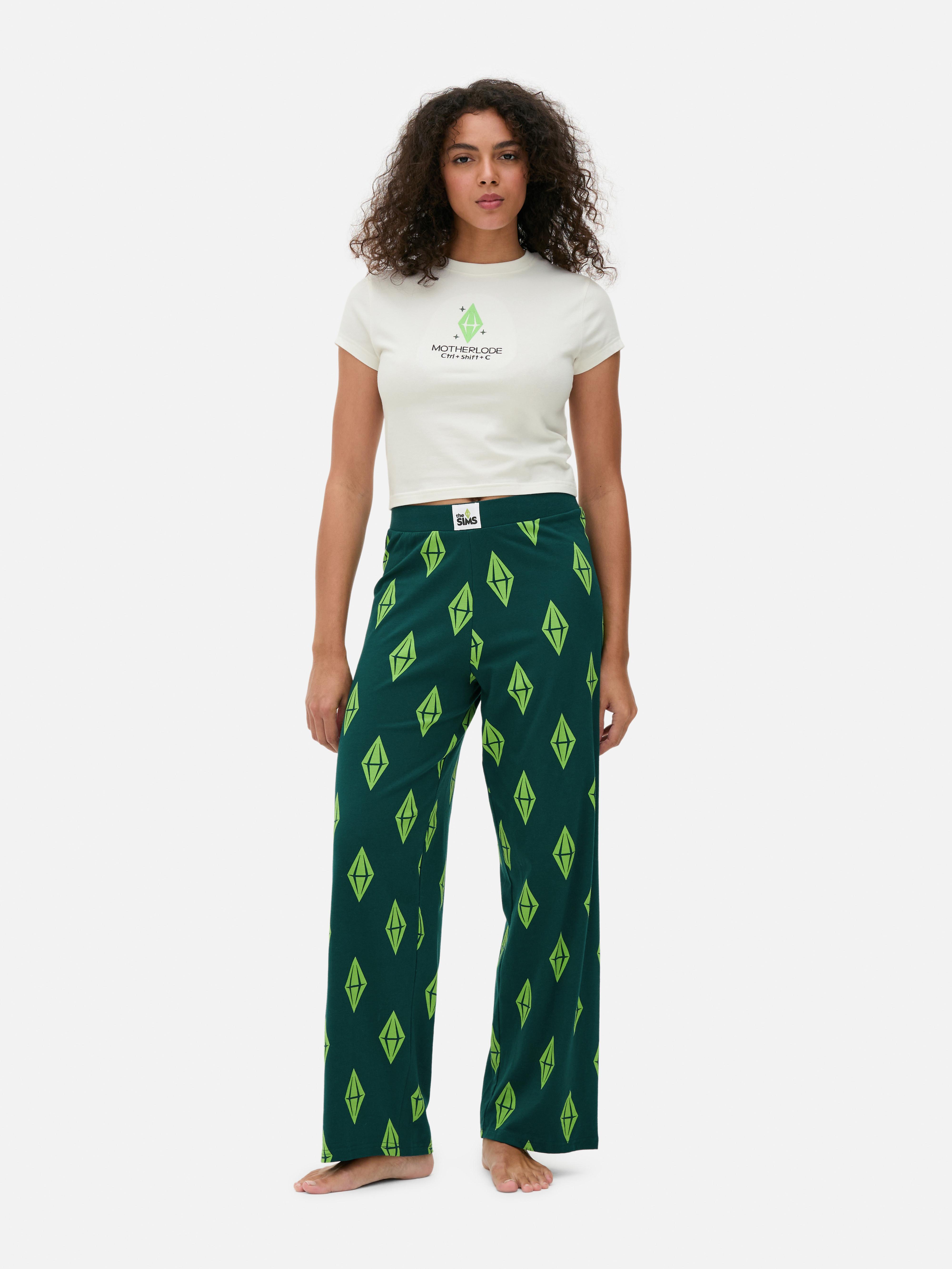 The Sims Wide Leg Pyjama Bottoms