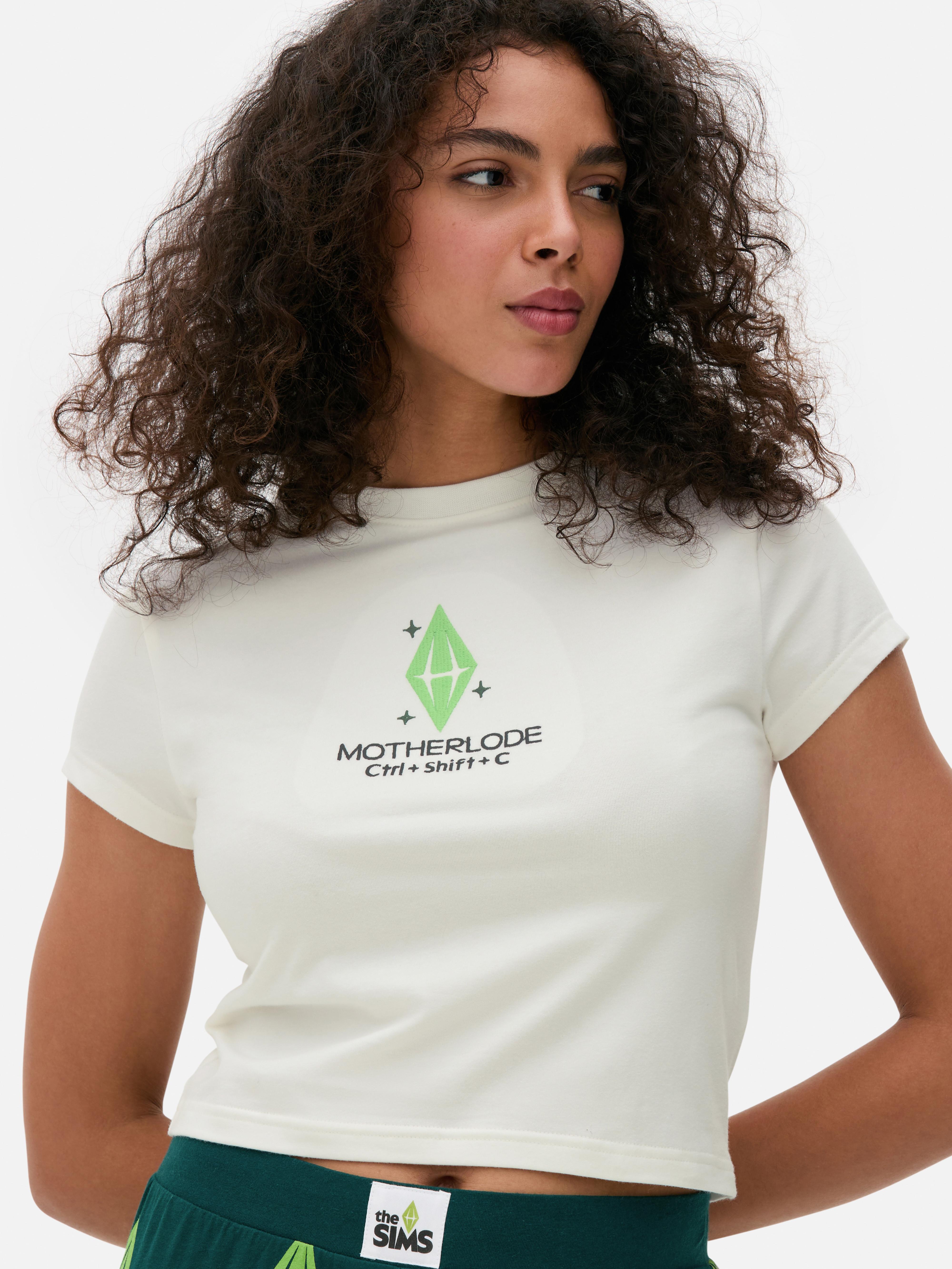The Sims Cropped Pyjama Top