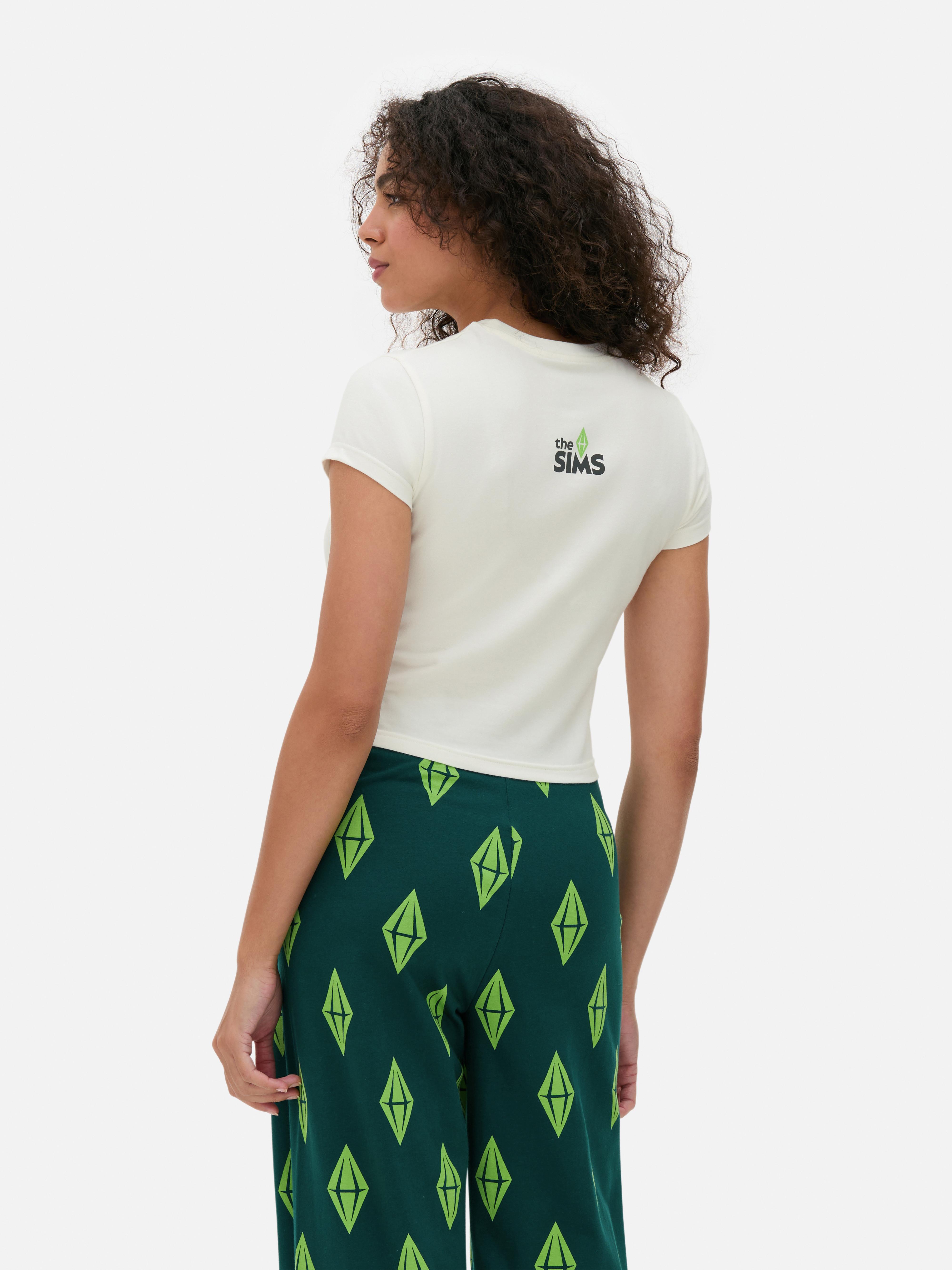 The Sims Cropped Pyjama Top