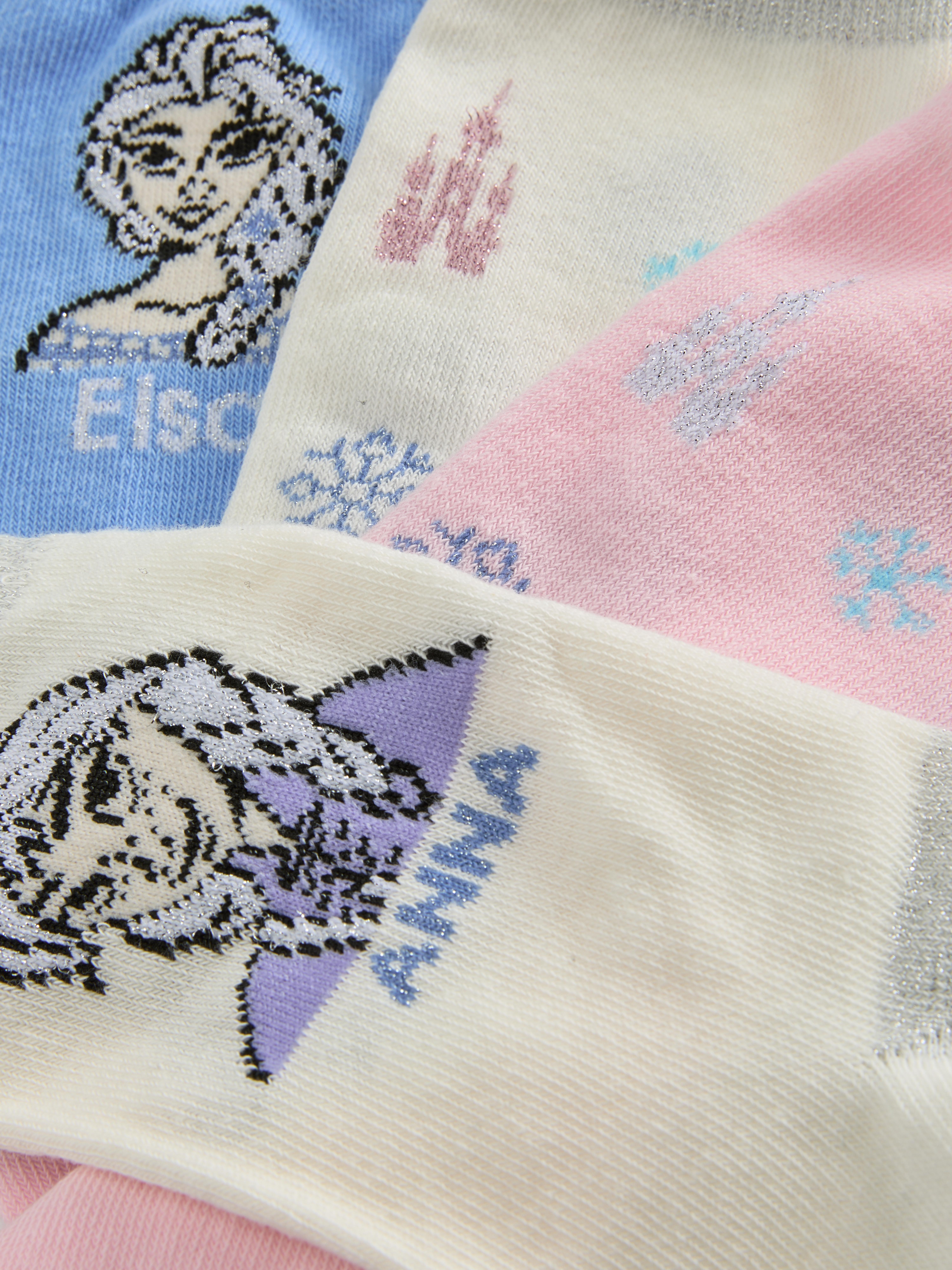 4pk Disney’s Frozen Ankle Socks