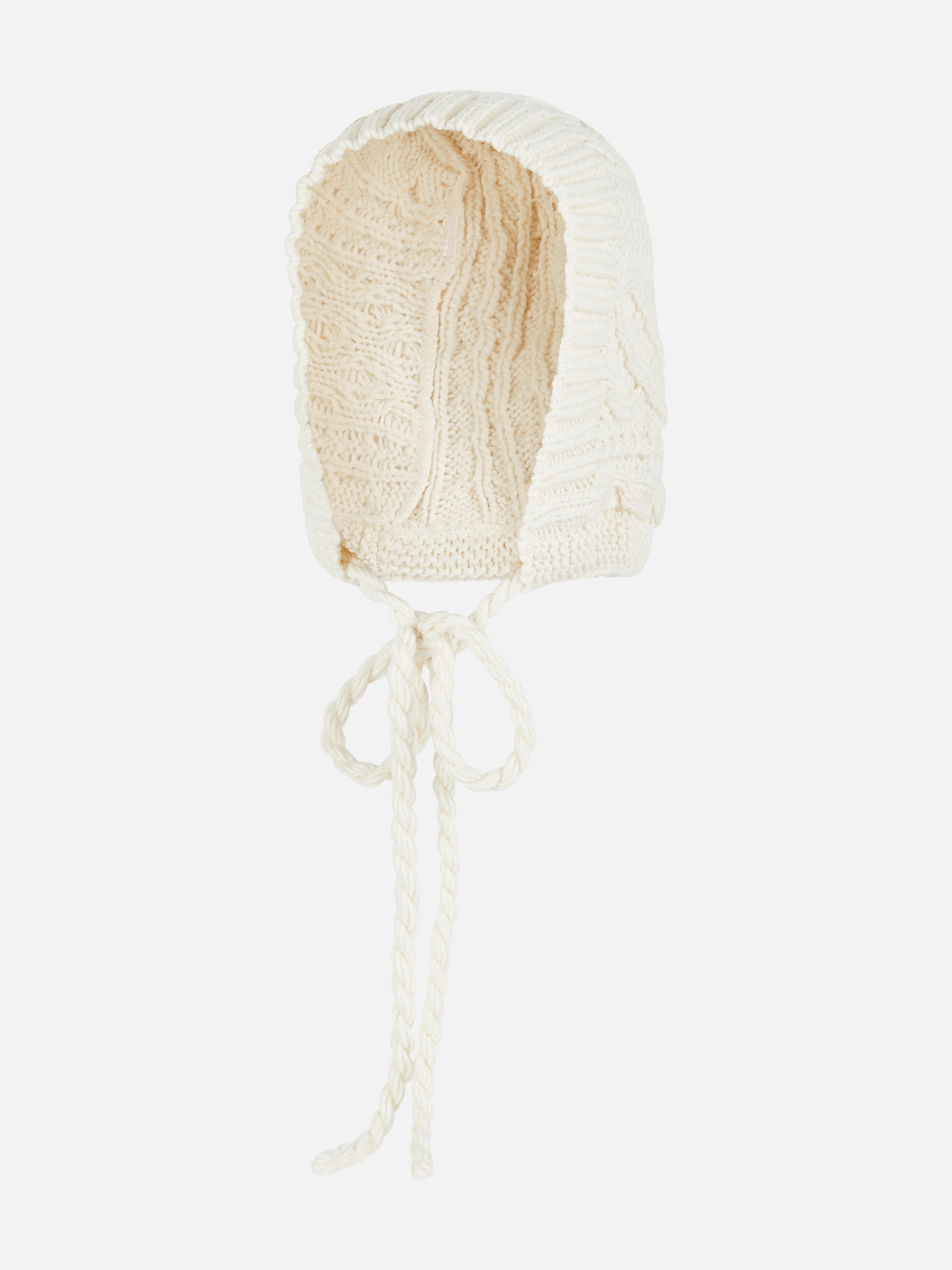 Bonnet en maille torsadée Rita Ora