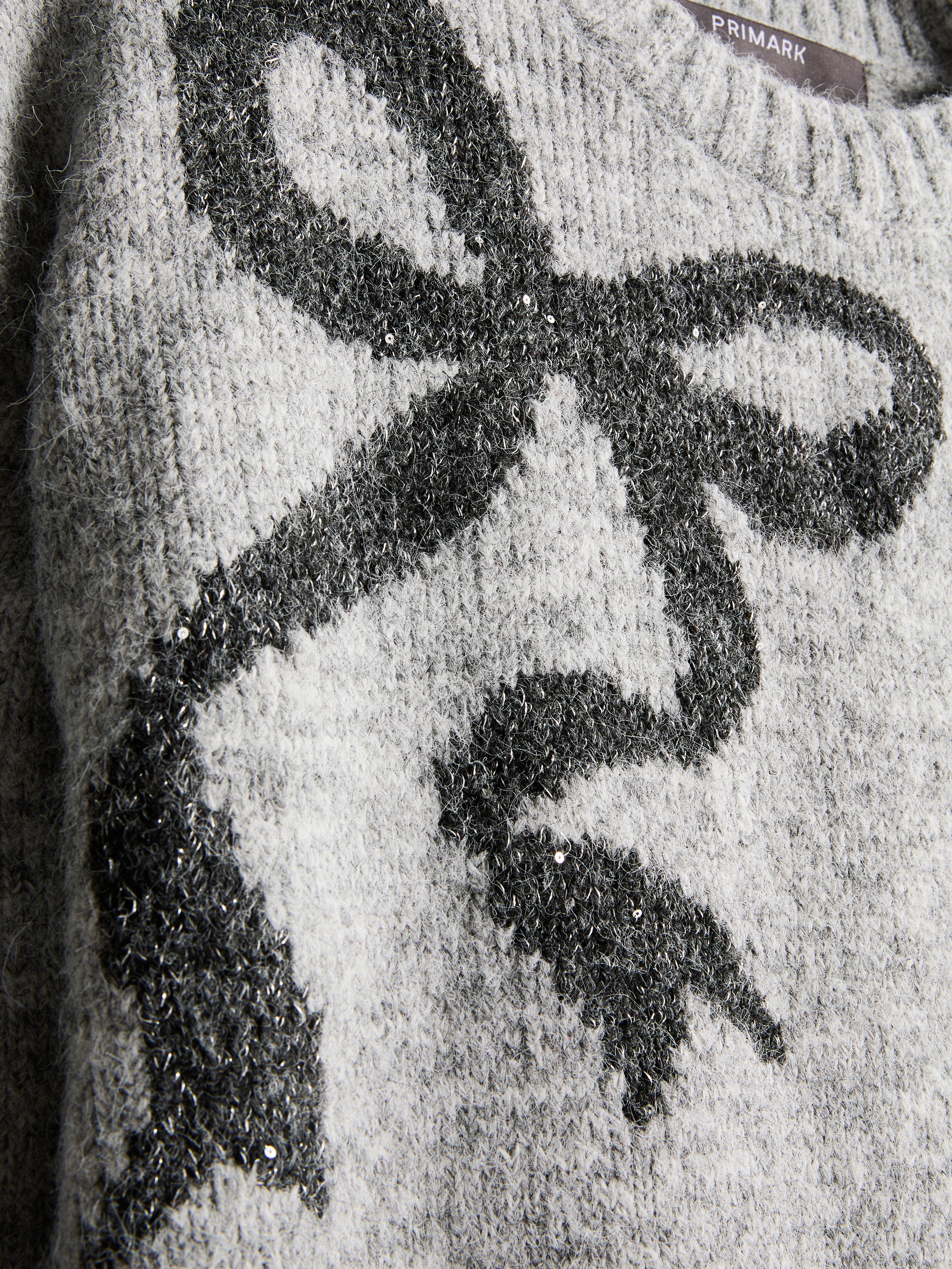 Jersey de punto con detalle de rombos