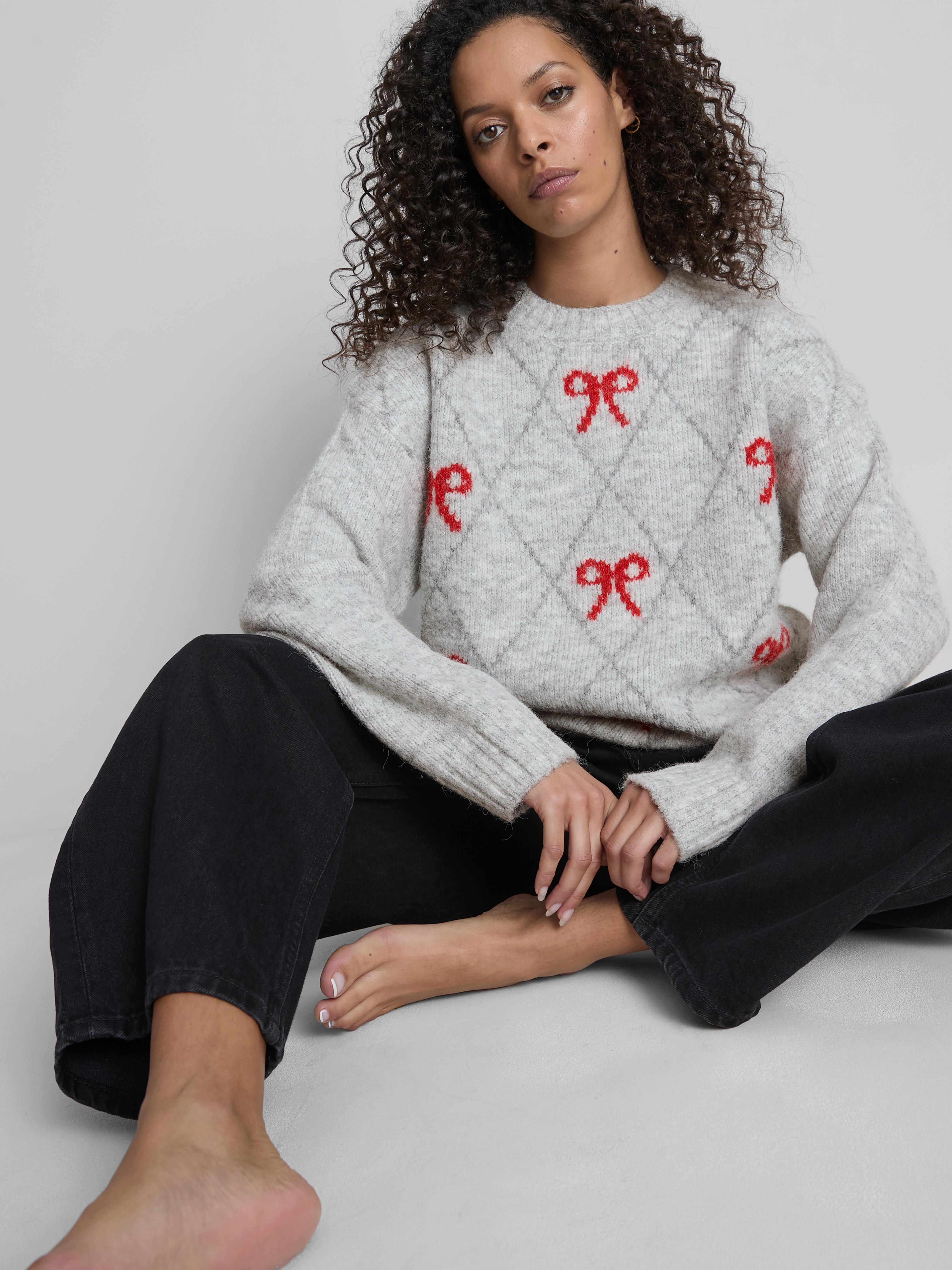 Knitted Crew Neck Jumper
