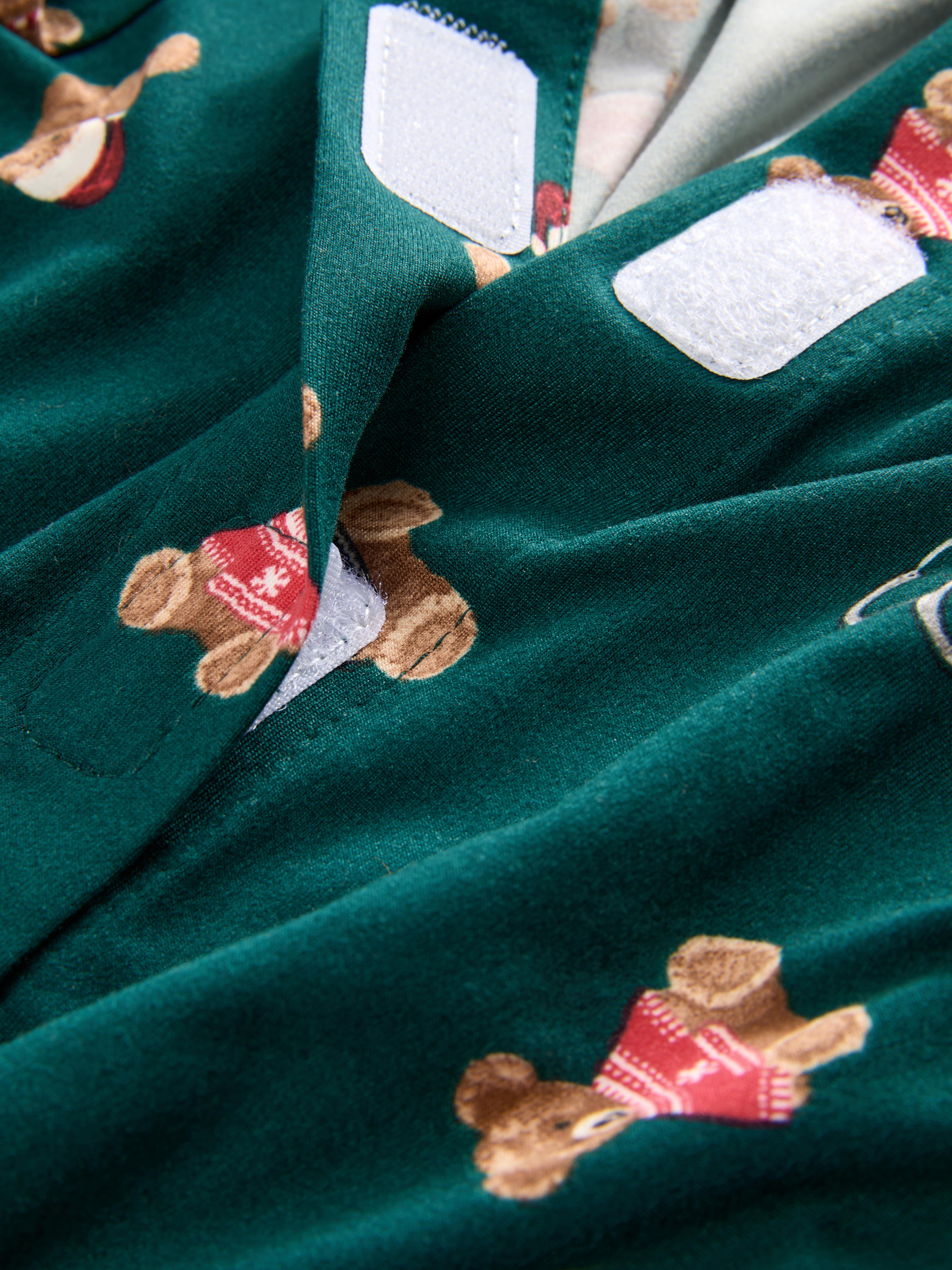 Pet Green Bear Family Christmas Pyjamas