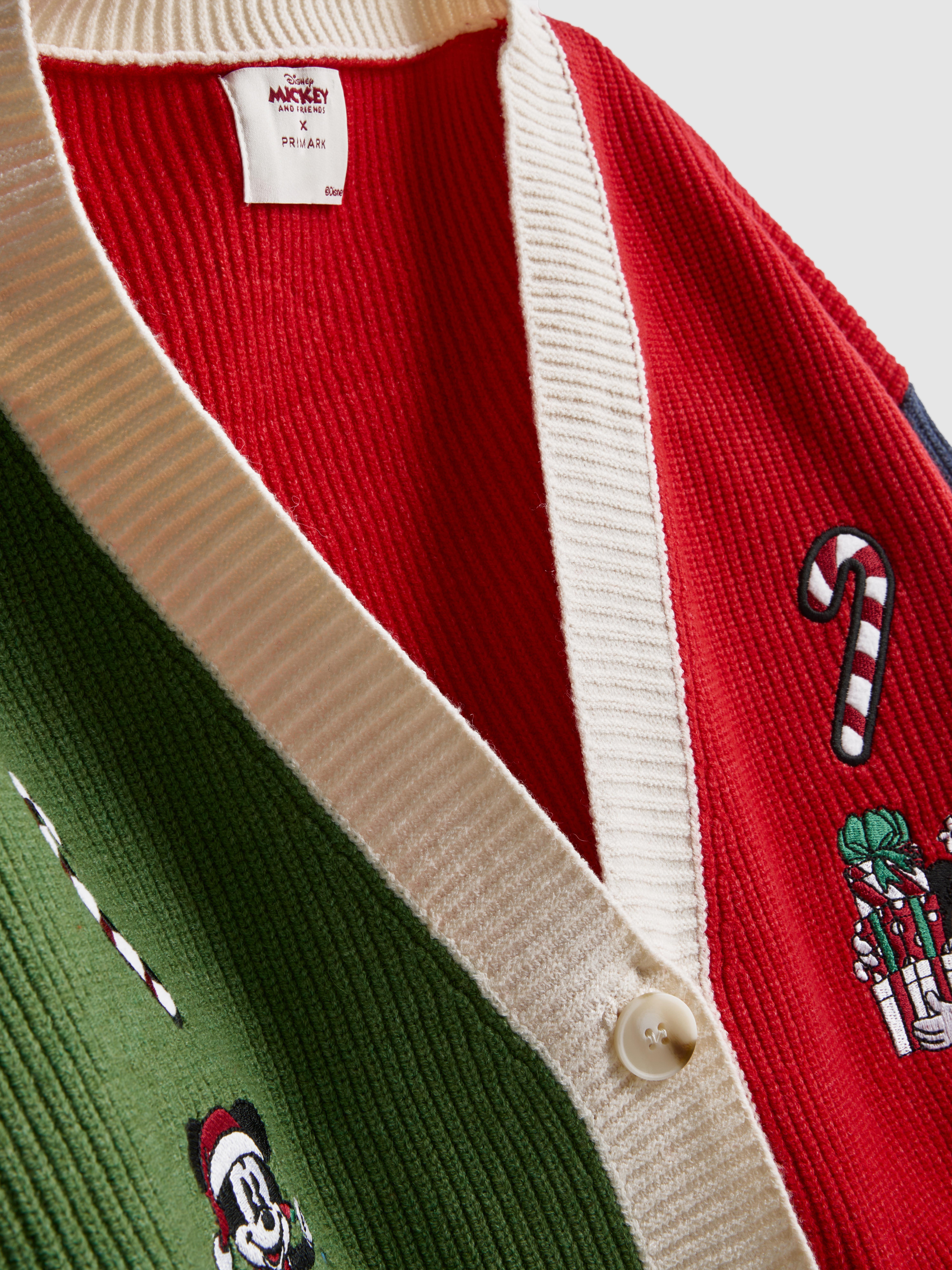 Disney's Mickey Mouse and Minnie Mouse Christmas Cardigan