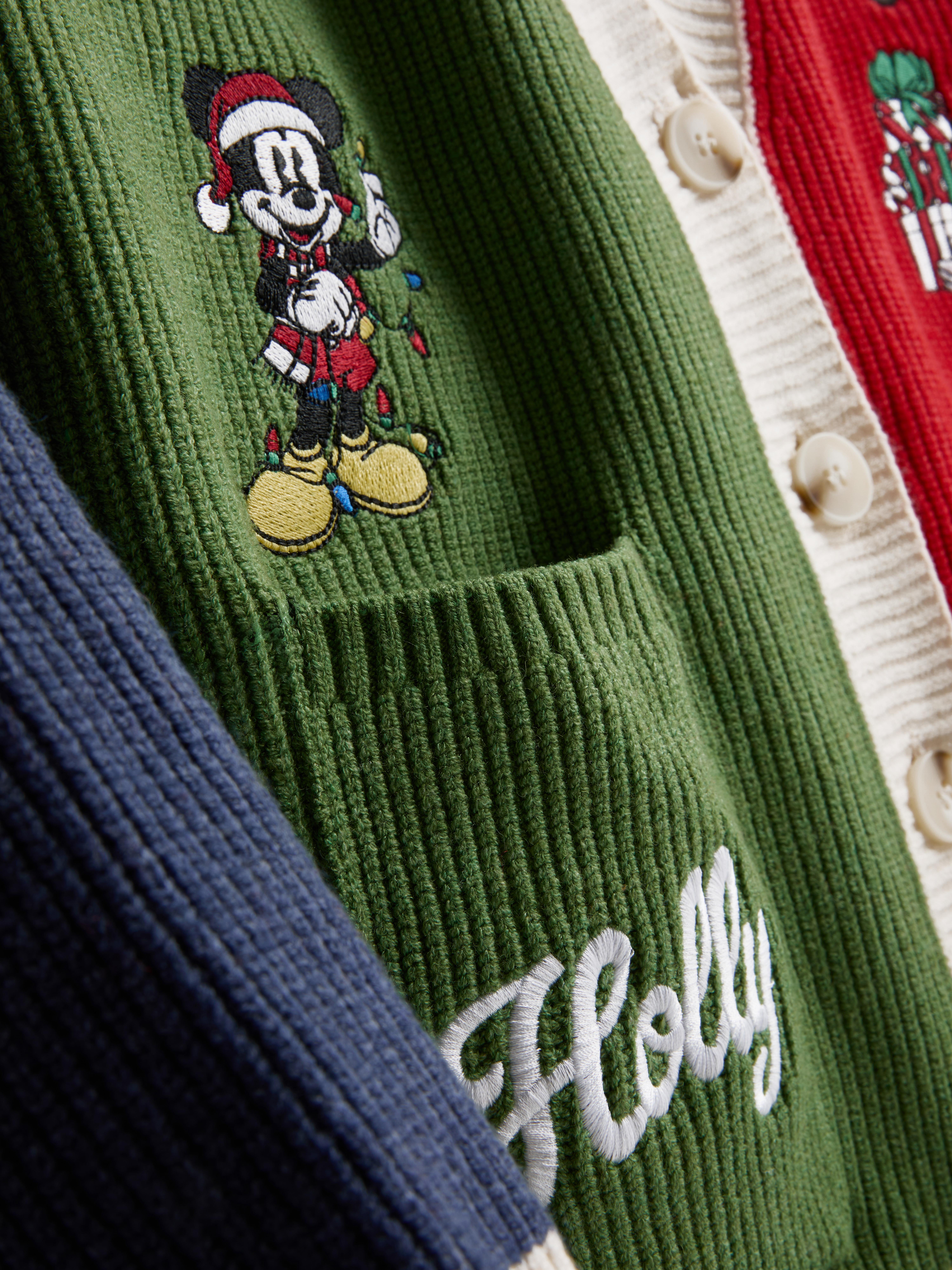 Disney's Mickey Mouse and Minnie Mouse Christmas Cardigan