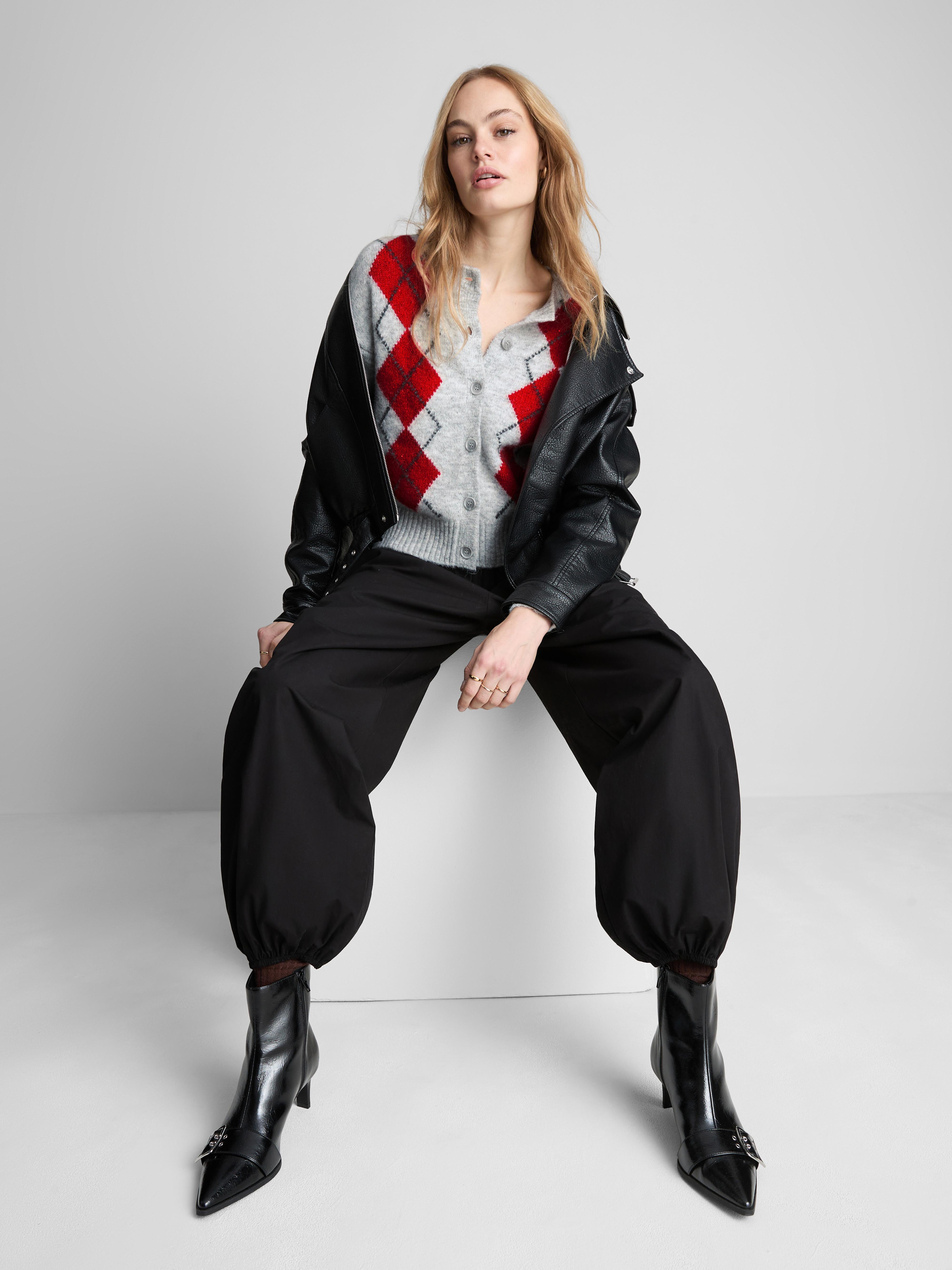 Knitted Round Neck Cardigan