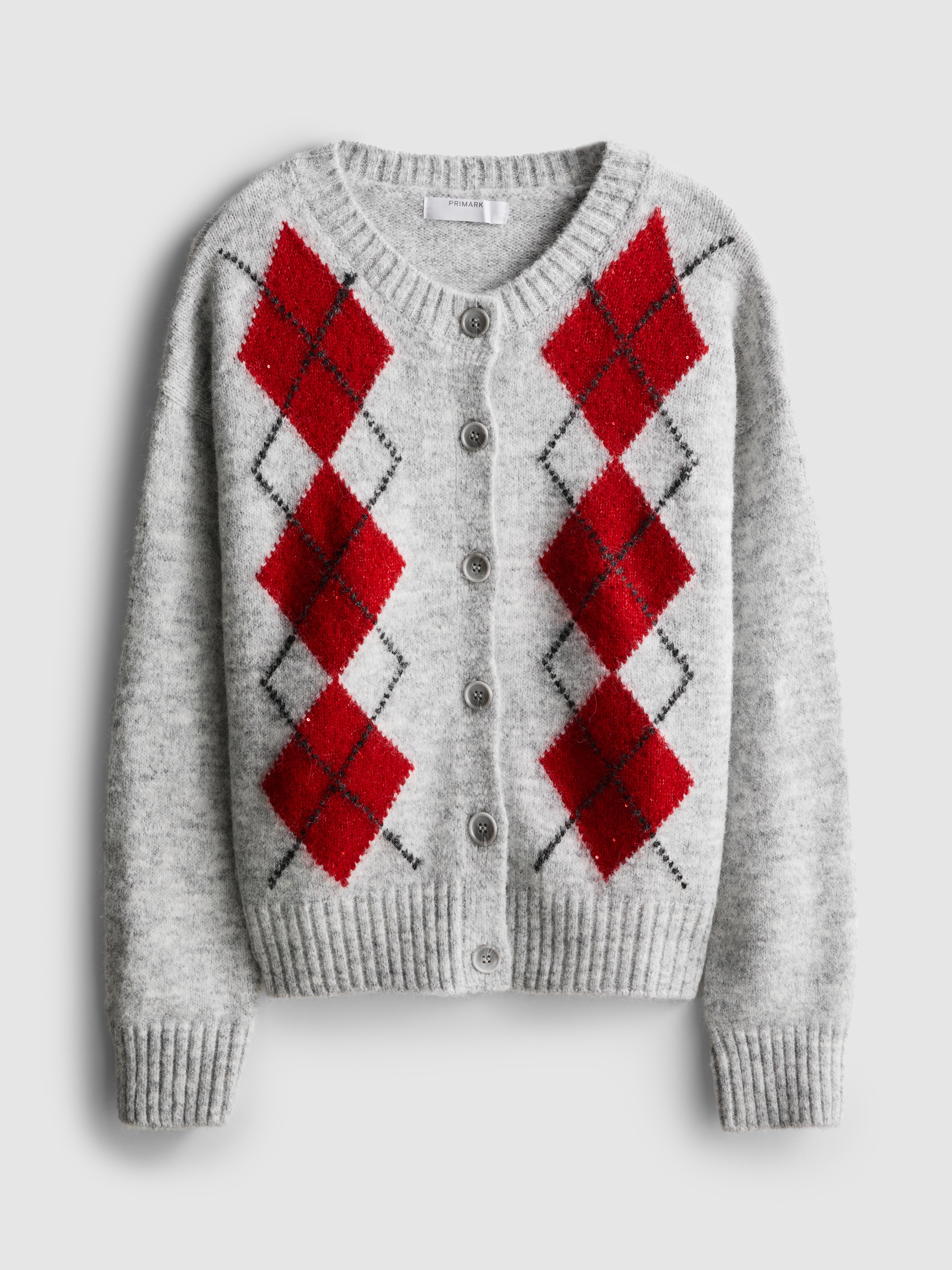 Knitted Round Neck Cardigan