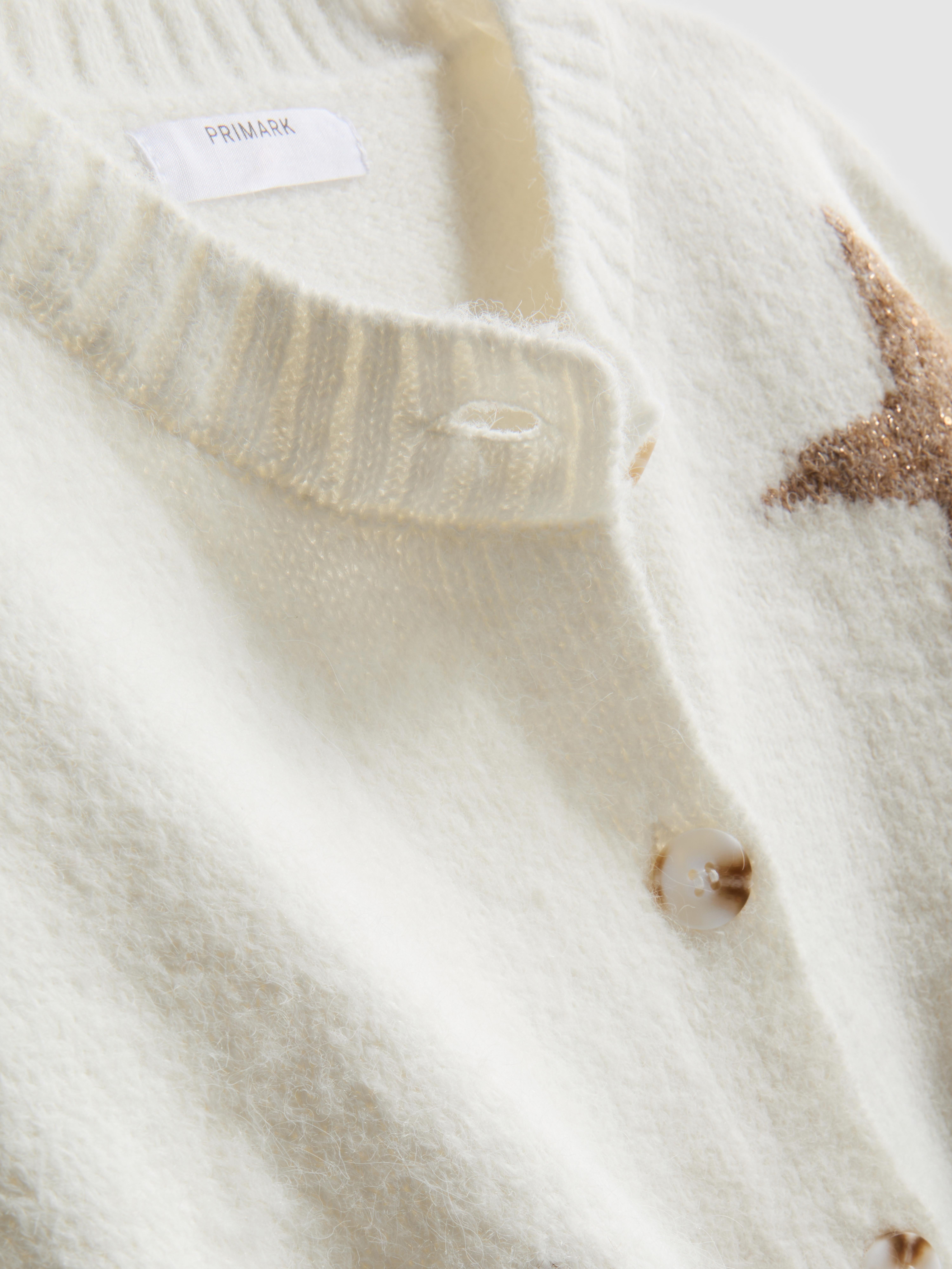 Knitted Round Neck Cardigan