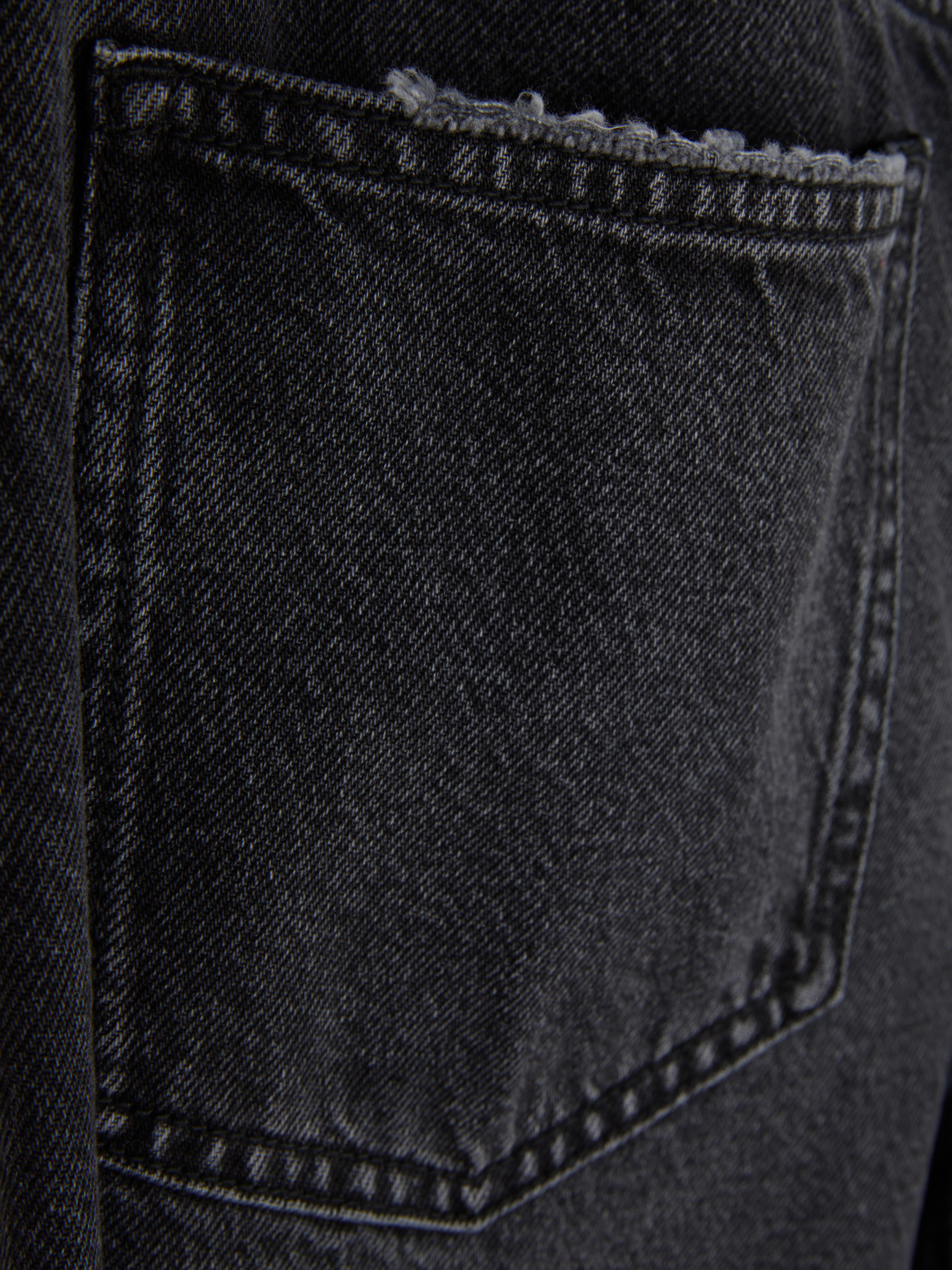Elastische Palazzo-Jeans mit hohem Bund