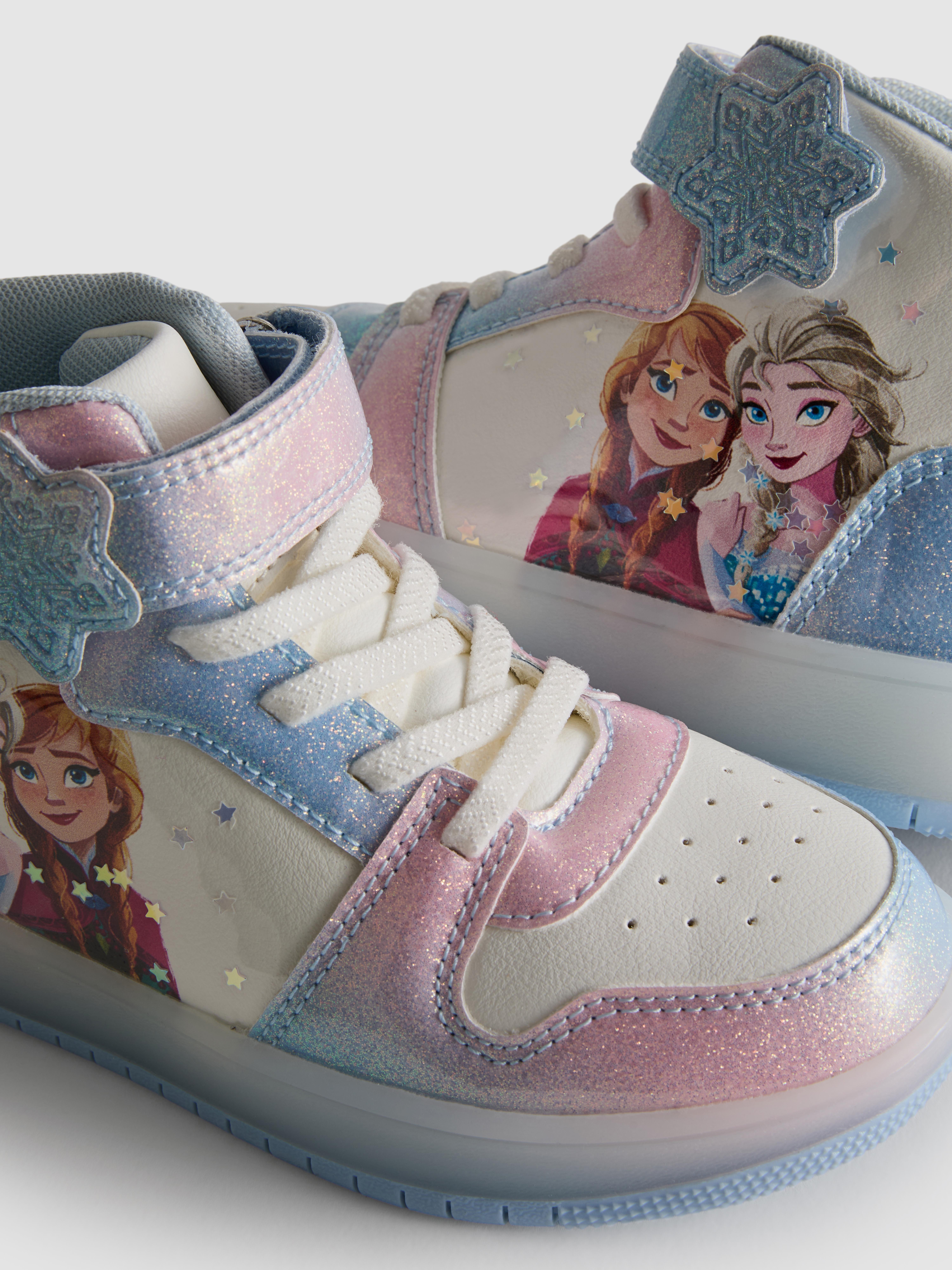 Pantofi sport înalți cu tematică Regatul de Gheață de la Disney