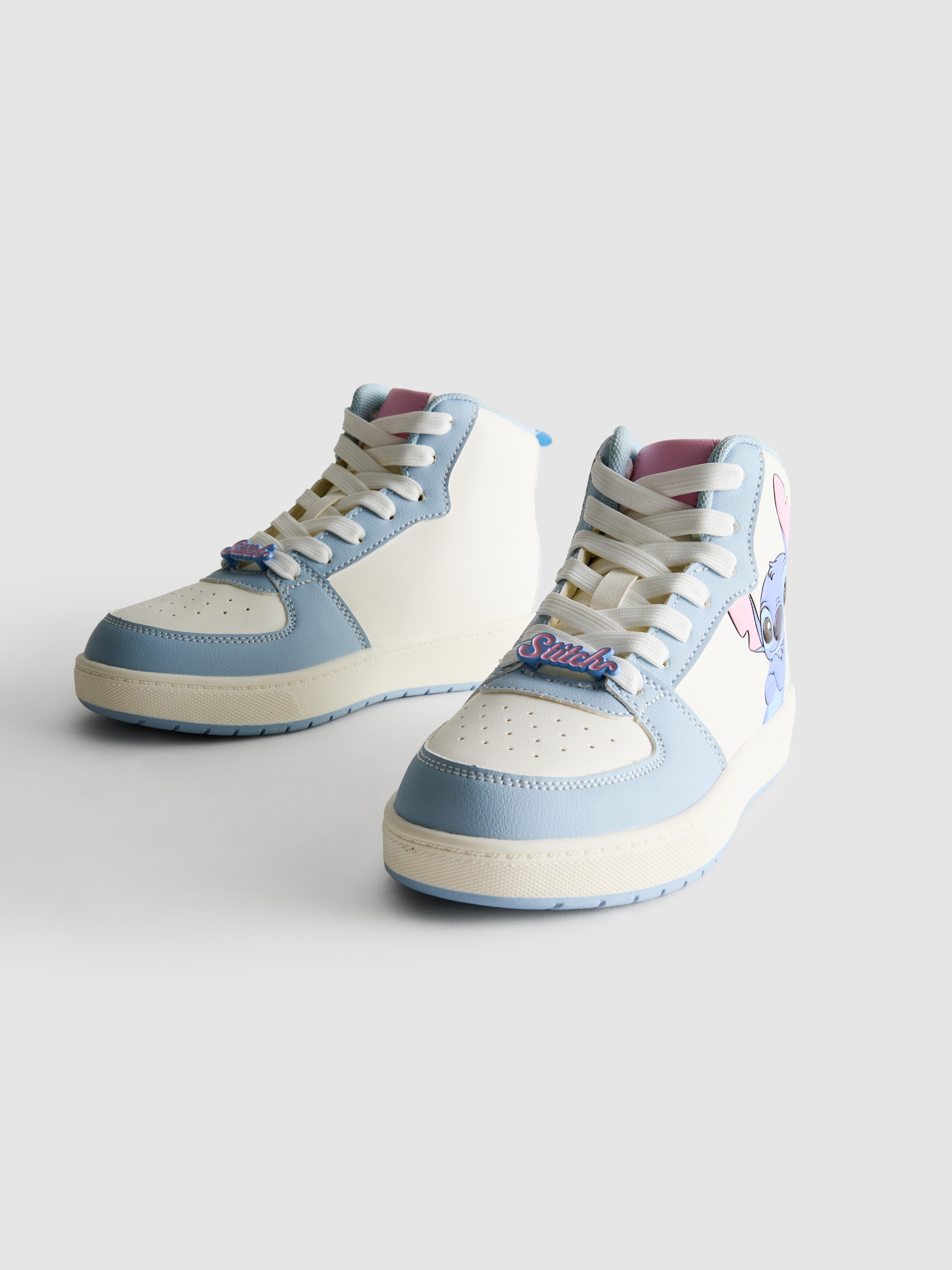 Girls Blue Disney’s Stitch High Tops