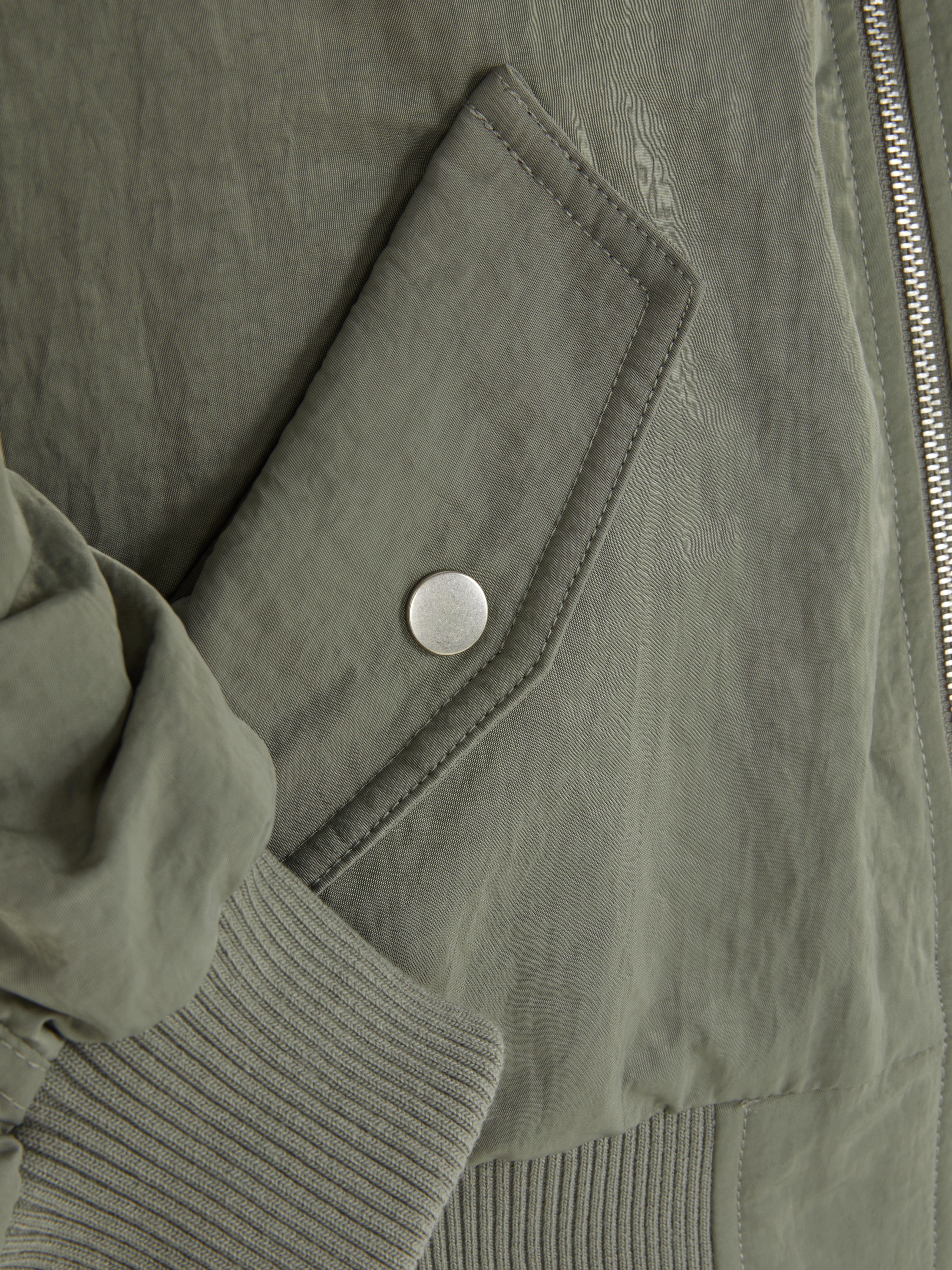 Blouson bomber à manches ruchées Rita Ora