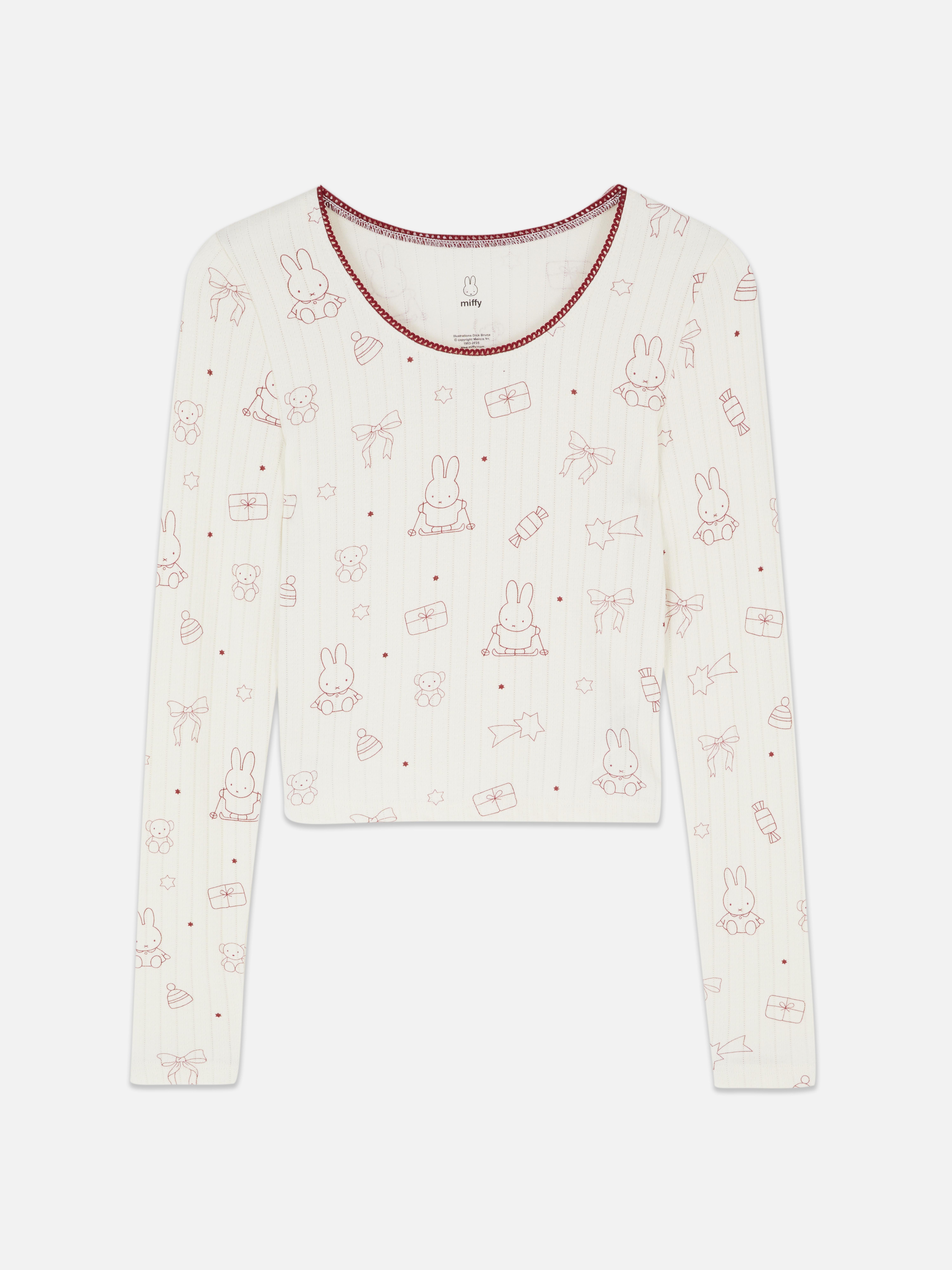 Miffy Long Sleeve Pyjama Top