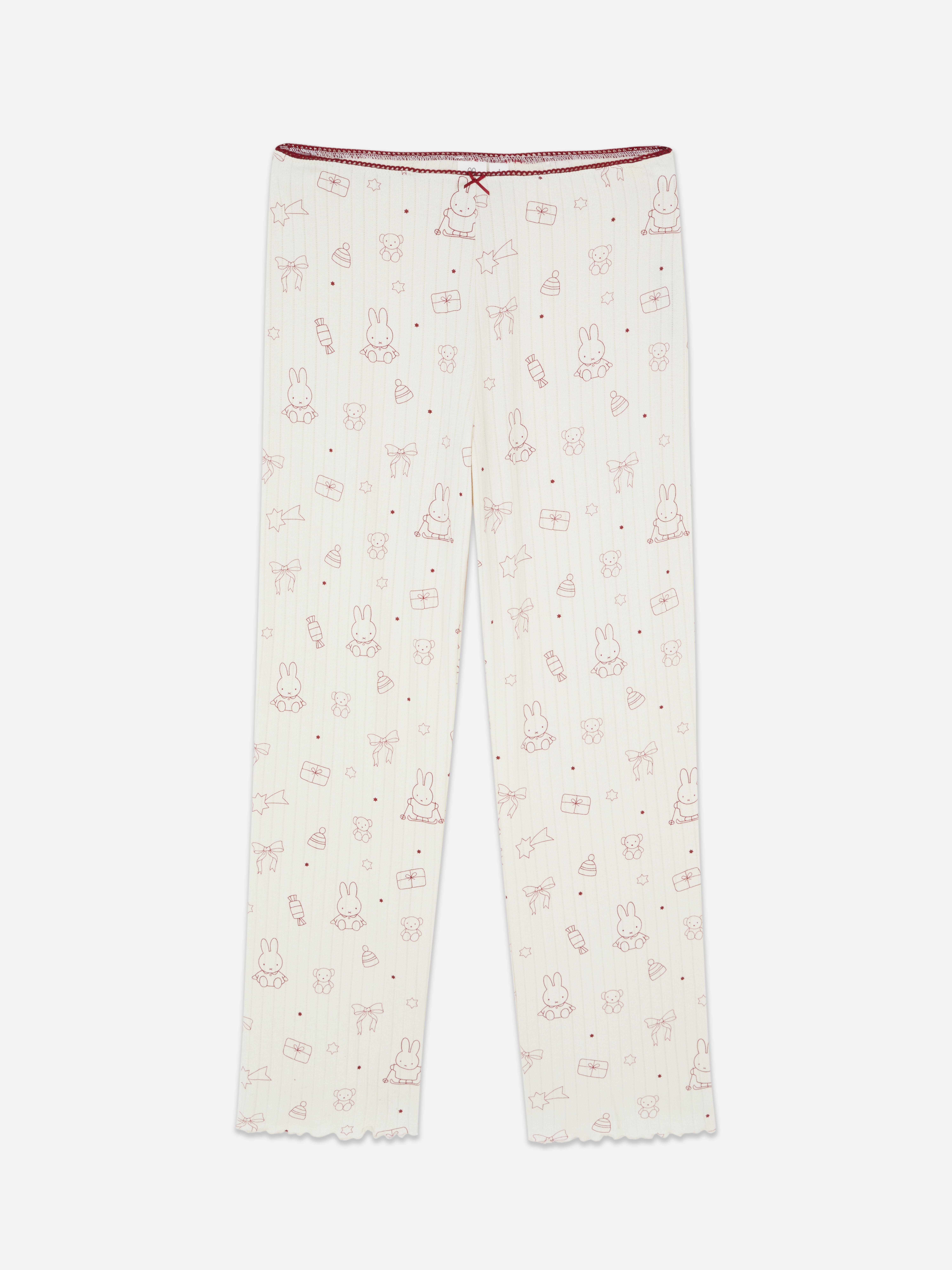 Pyjamabroek met rechte pijpen Nijntje