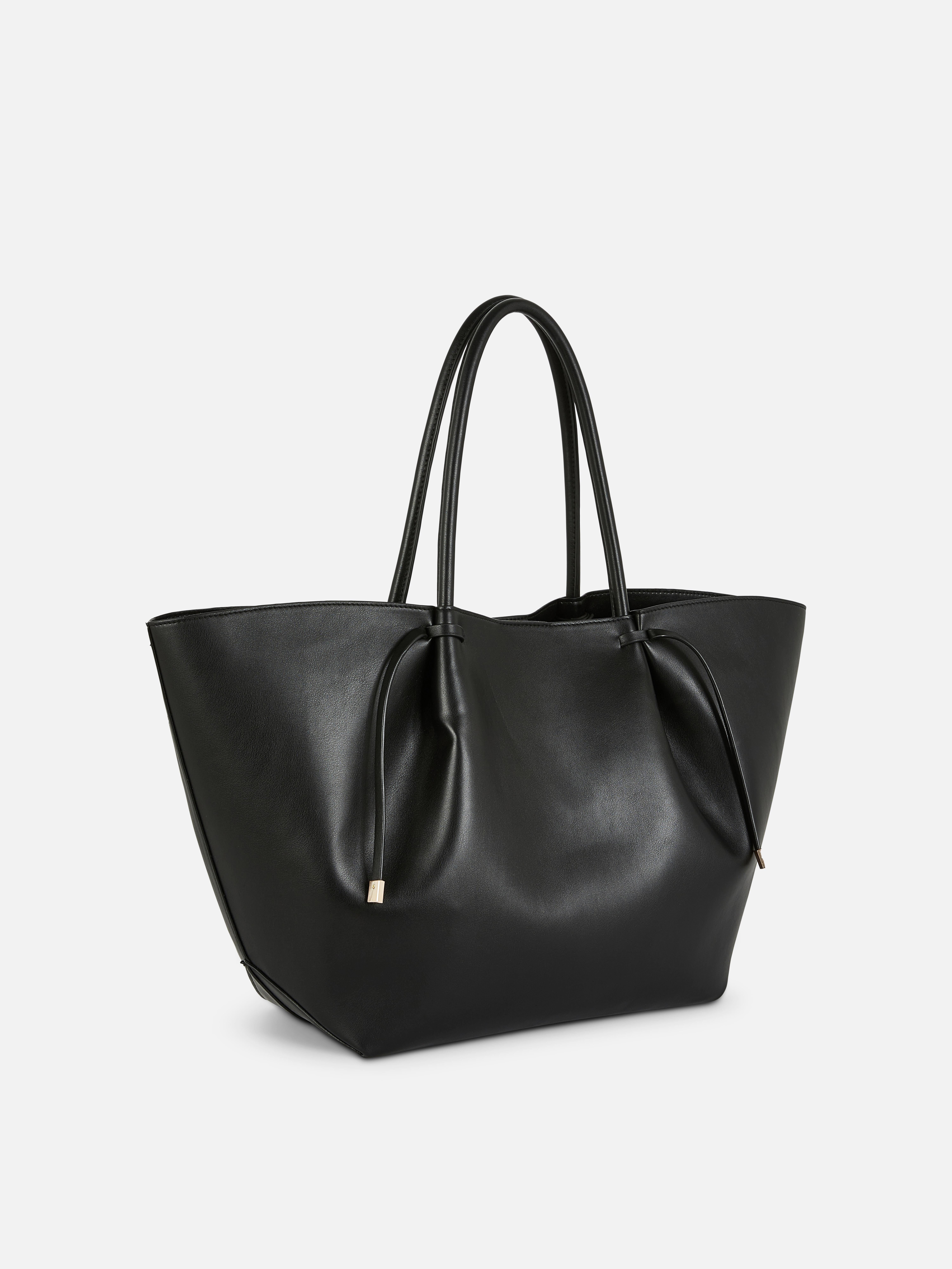 Bolso shopper de PU de The Edit