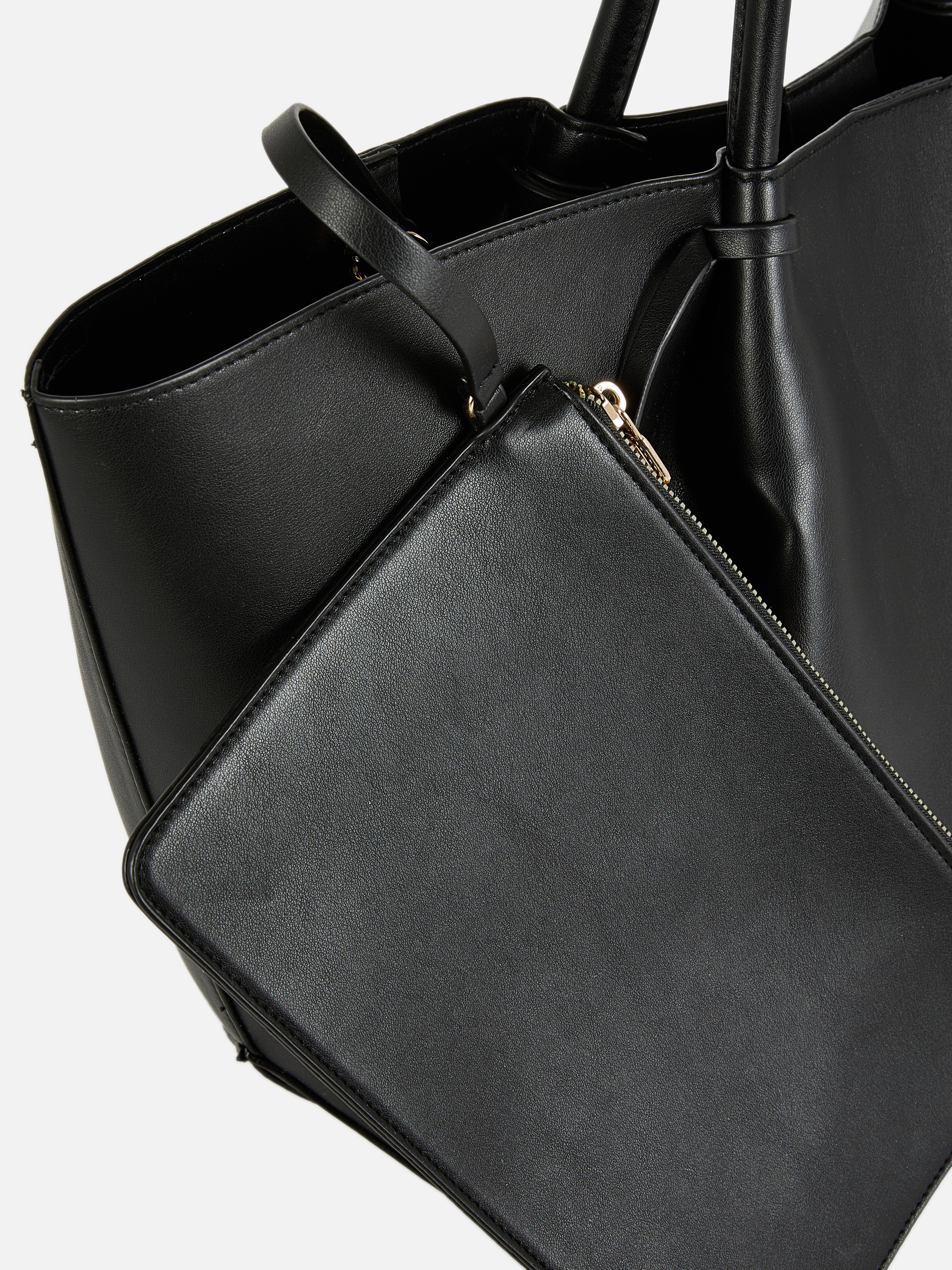 Bolso shopper de PU de The Edit