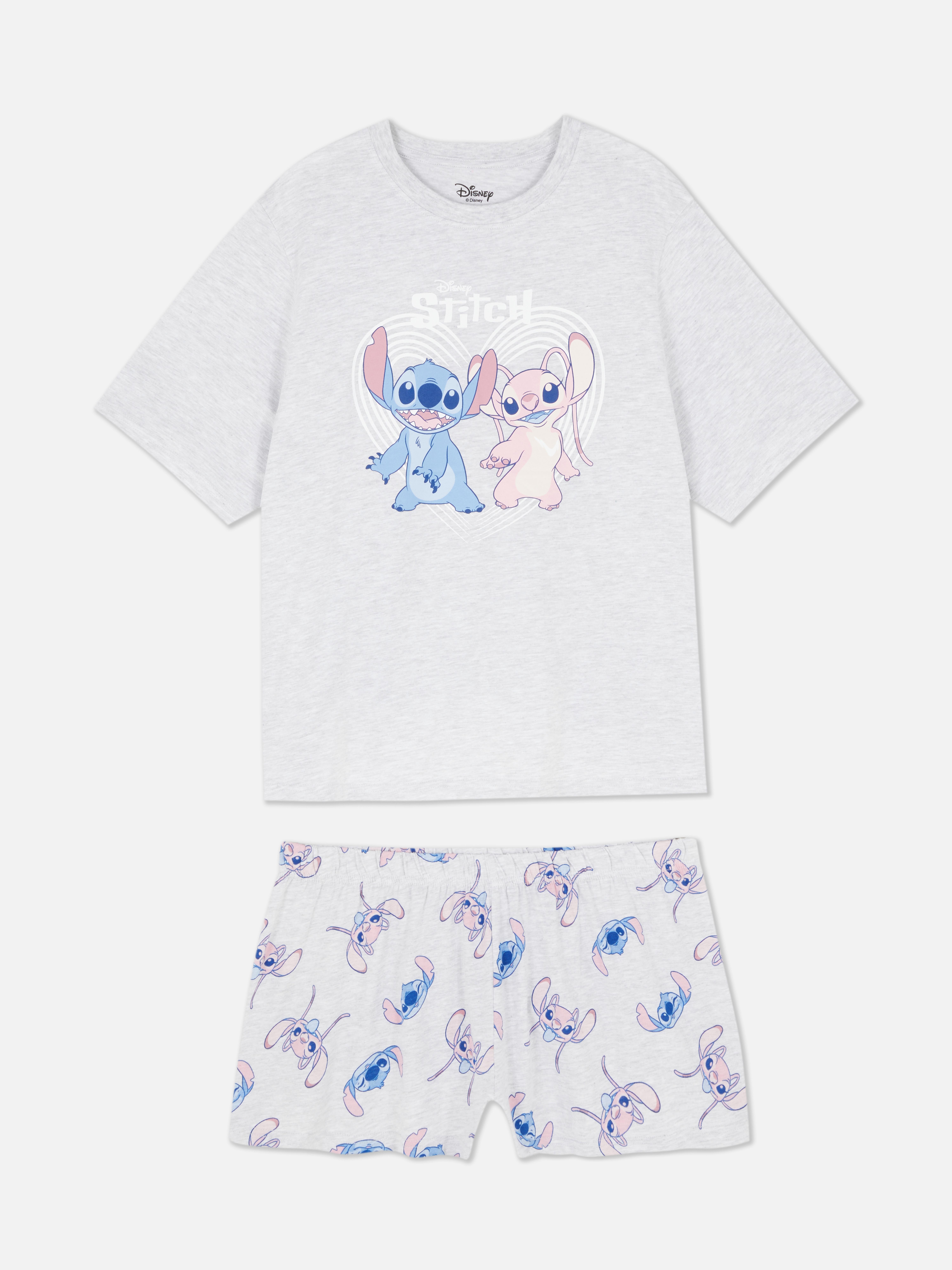 Disney's Stitch Graphic Shorty Pajamas