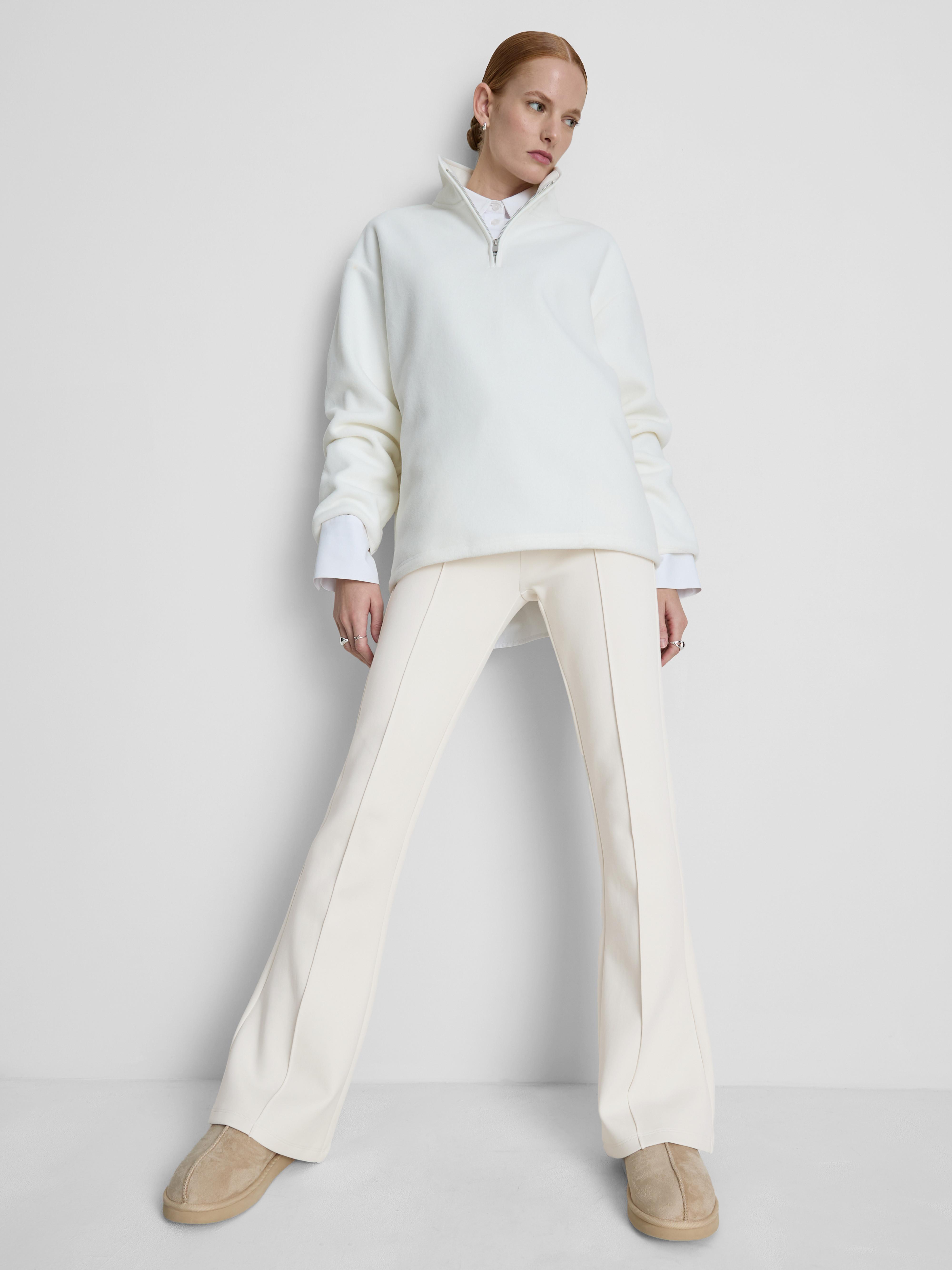 Paula Echevarría Seam Detail Flare Trousers