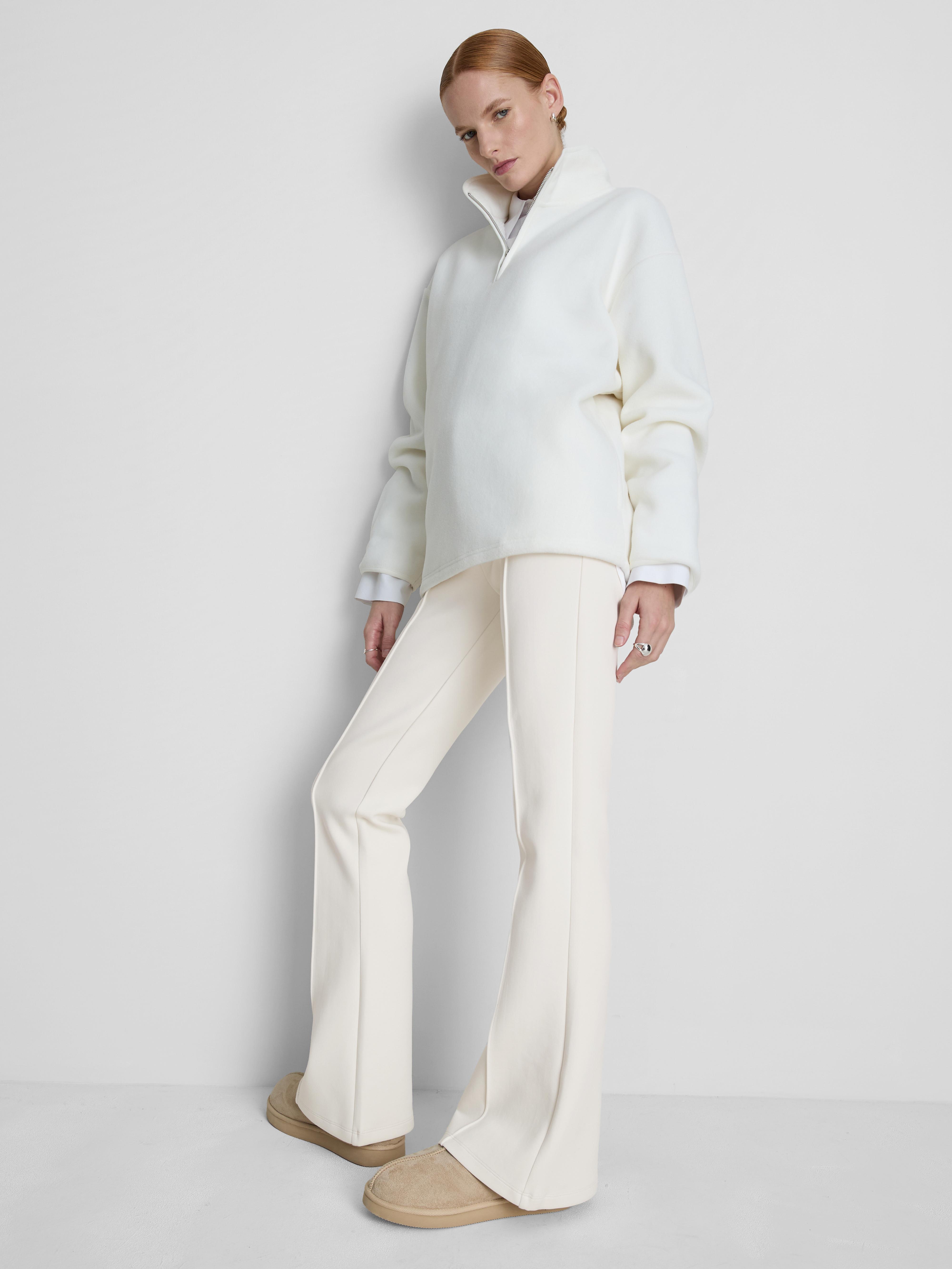 Pantalon évasé à surpiqûres Paula Echevarría