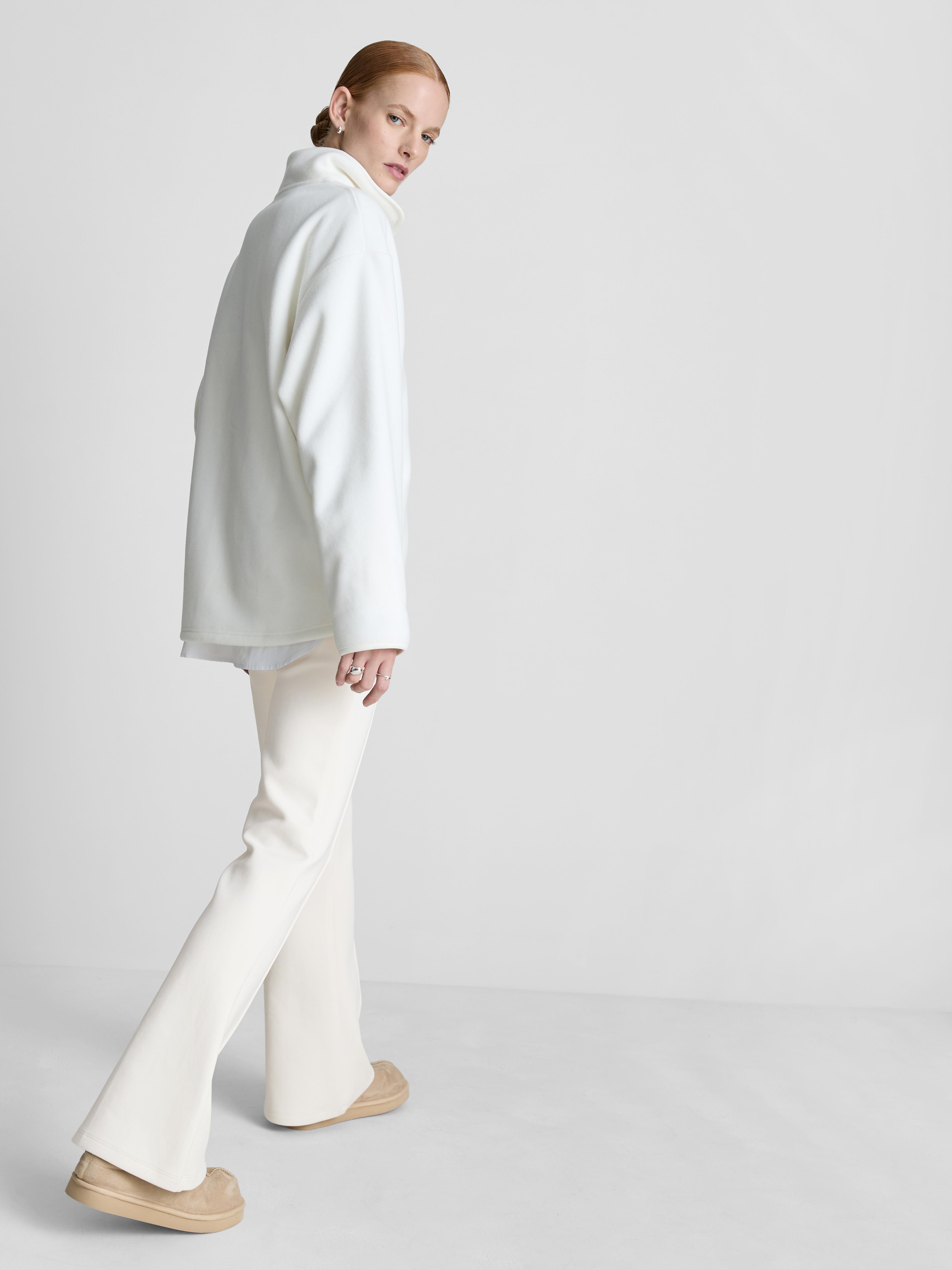 Pantalon évasé à surpiqûres Paula Echevarría