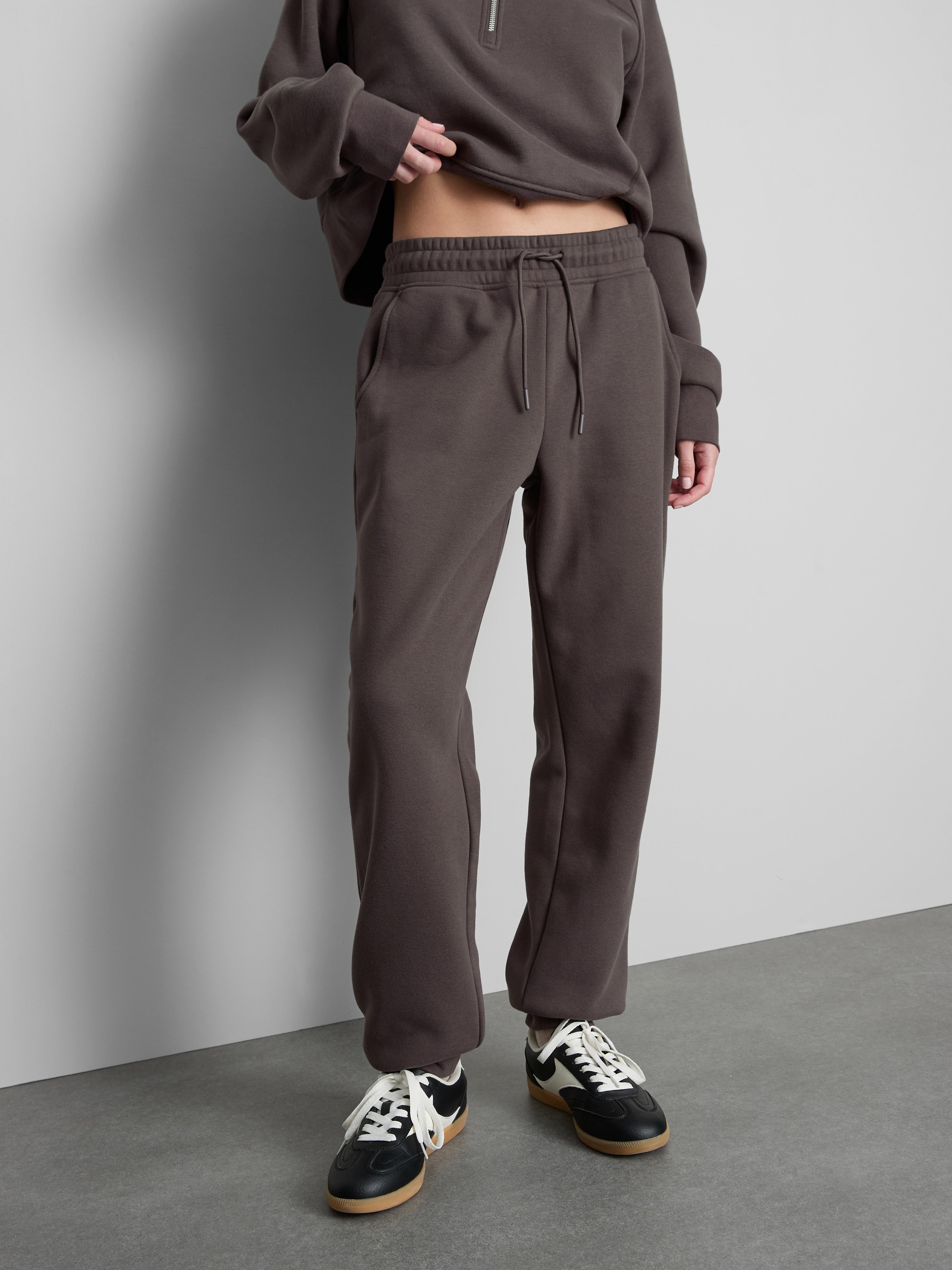 Cotton Blend Cuffed Joggers
