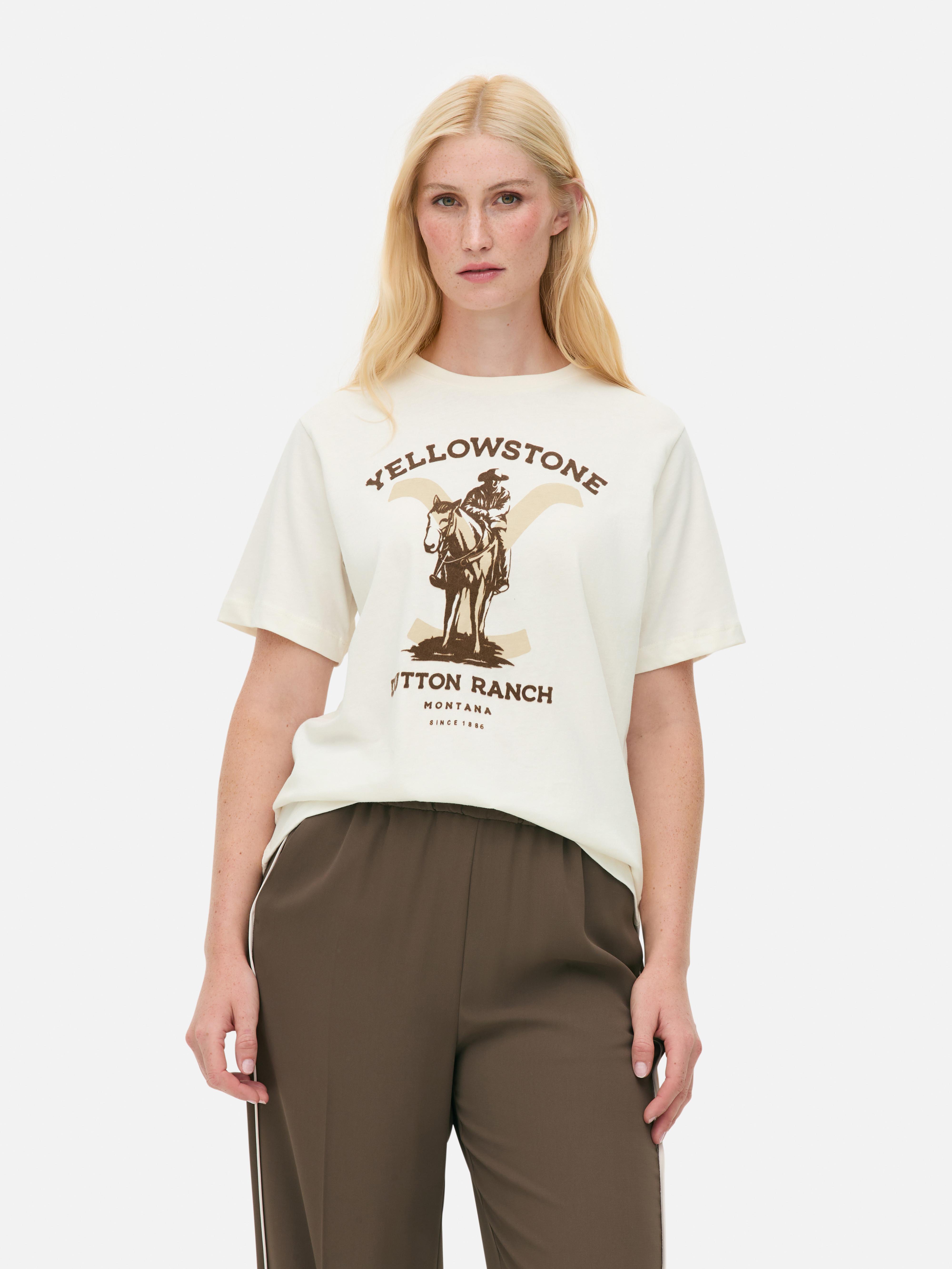 Maglietta con grafica Yellowstone