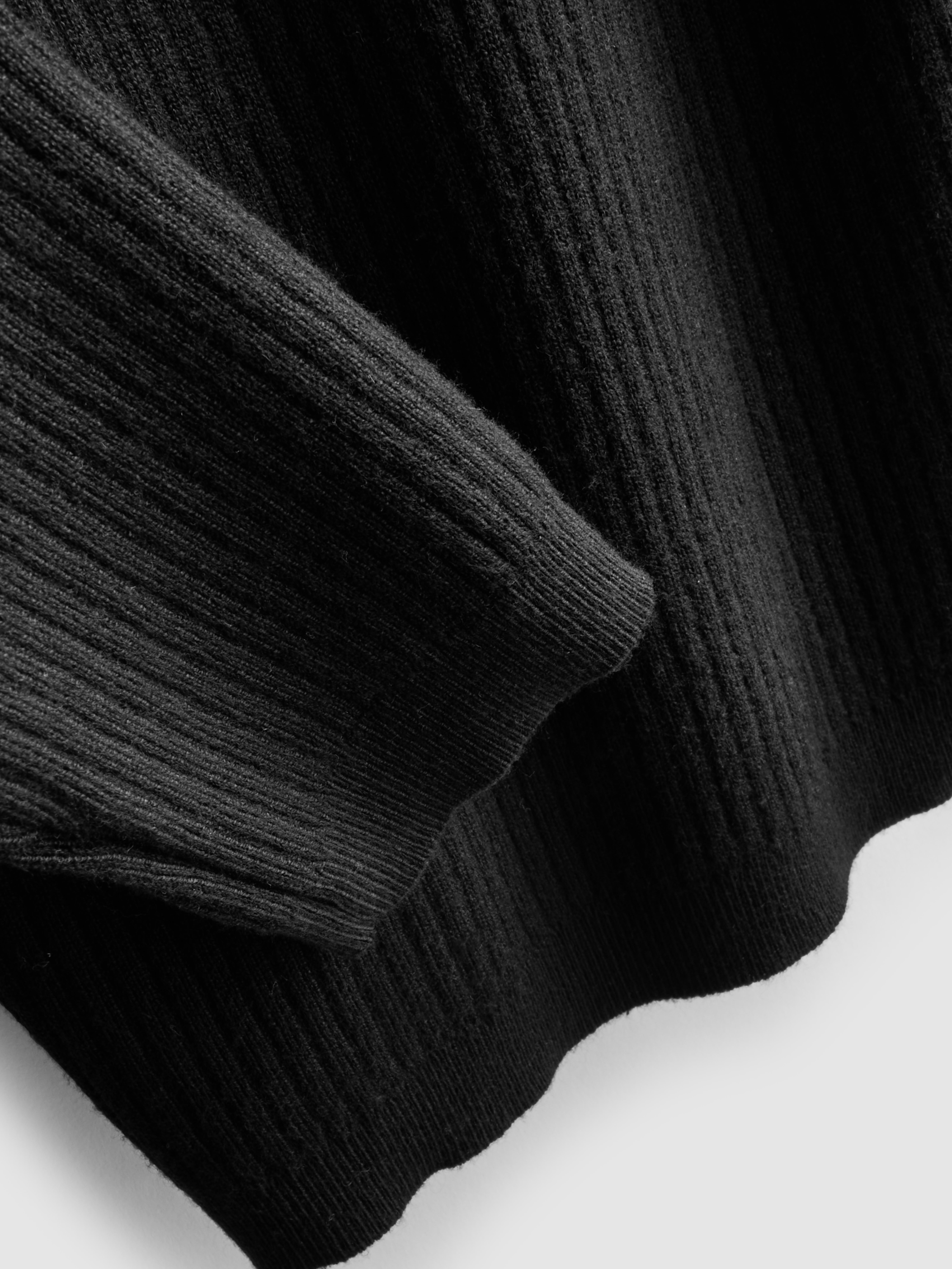 Ribbed Roll Neck Jumper