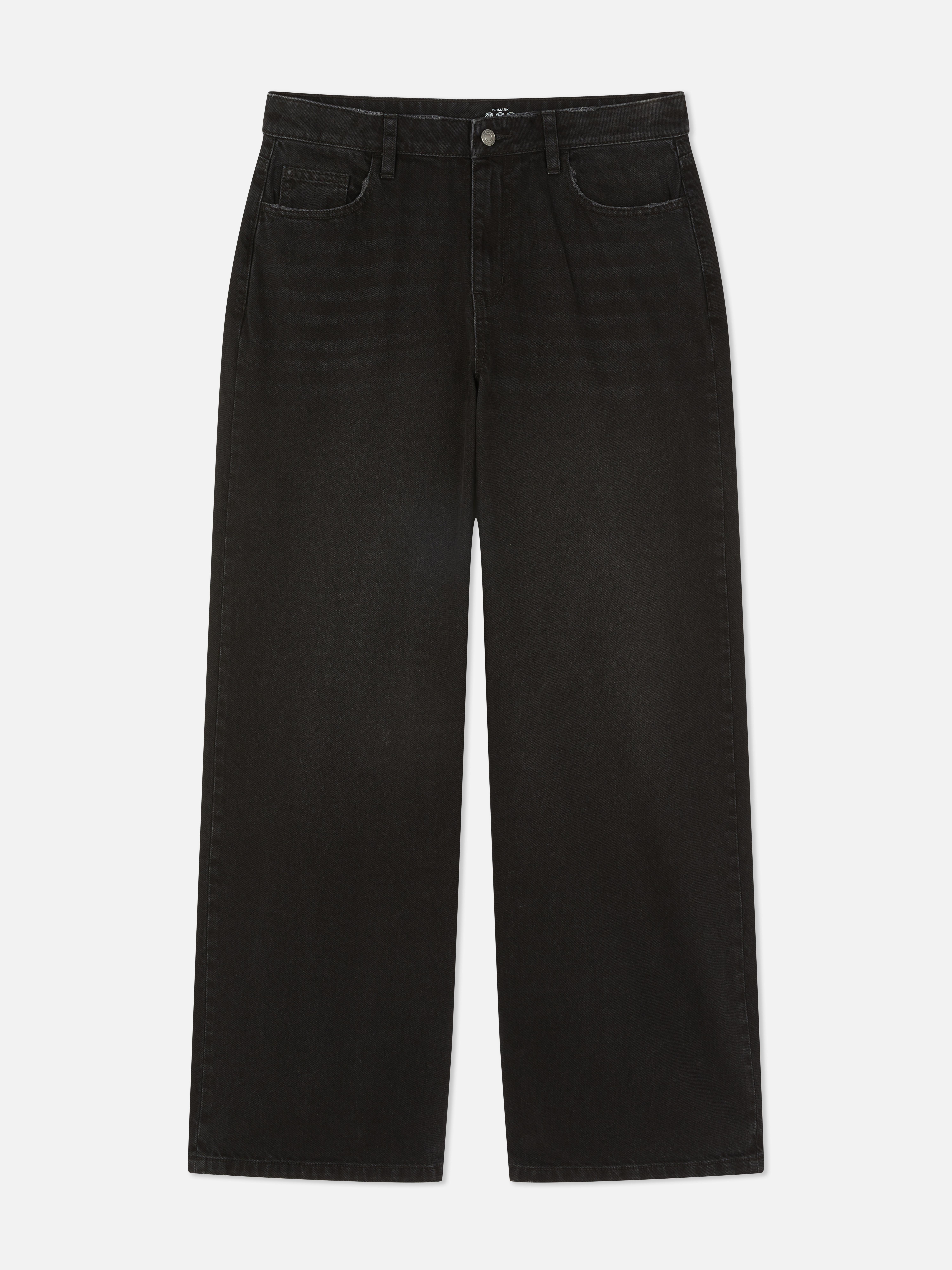 Mid-Rise Wide Leg Boyfriend Jeans | Short - Long Lengths