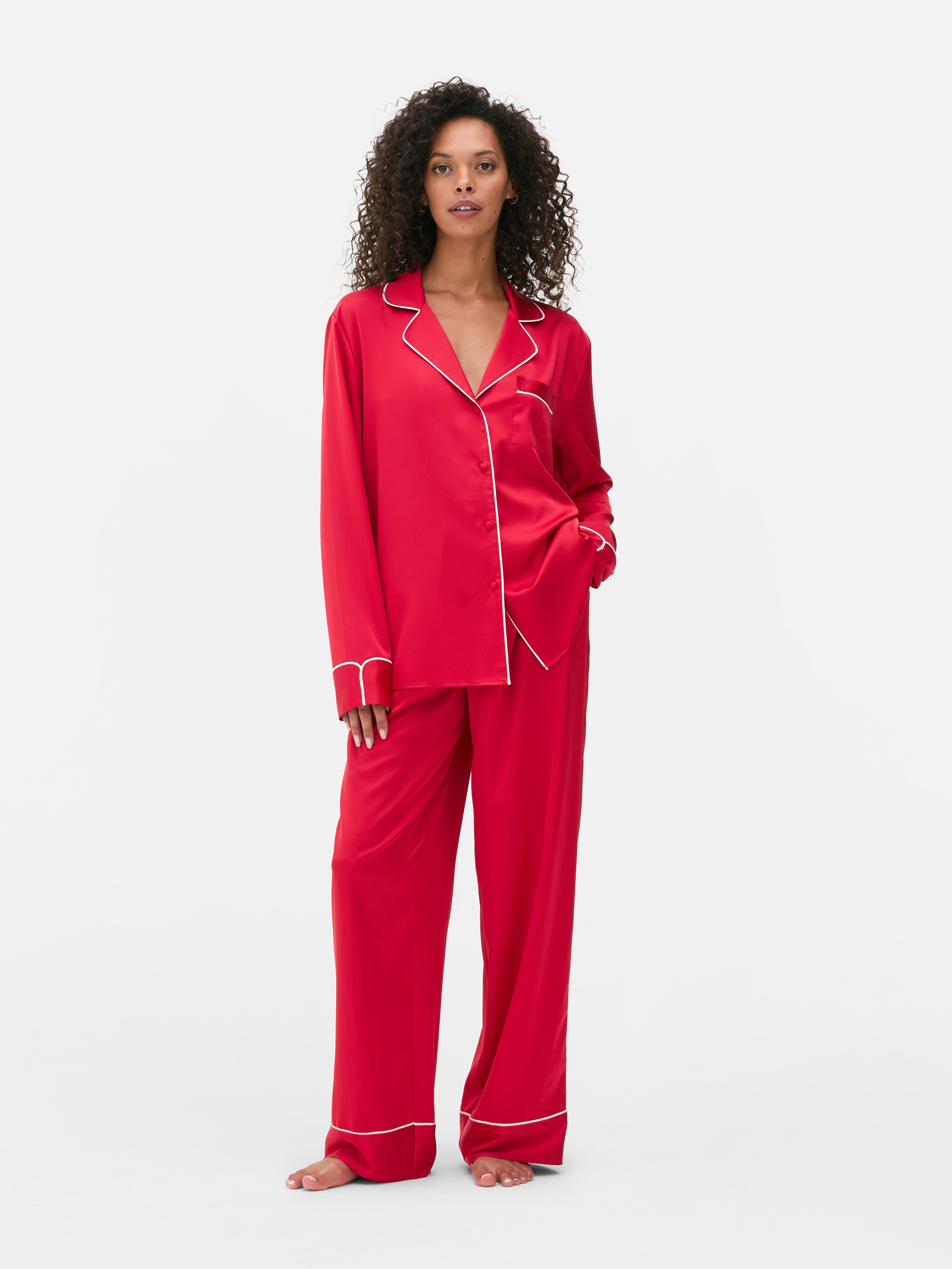 Satin Boyfriend Pyjamas