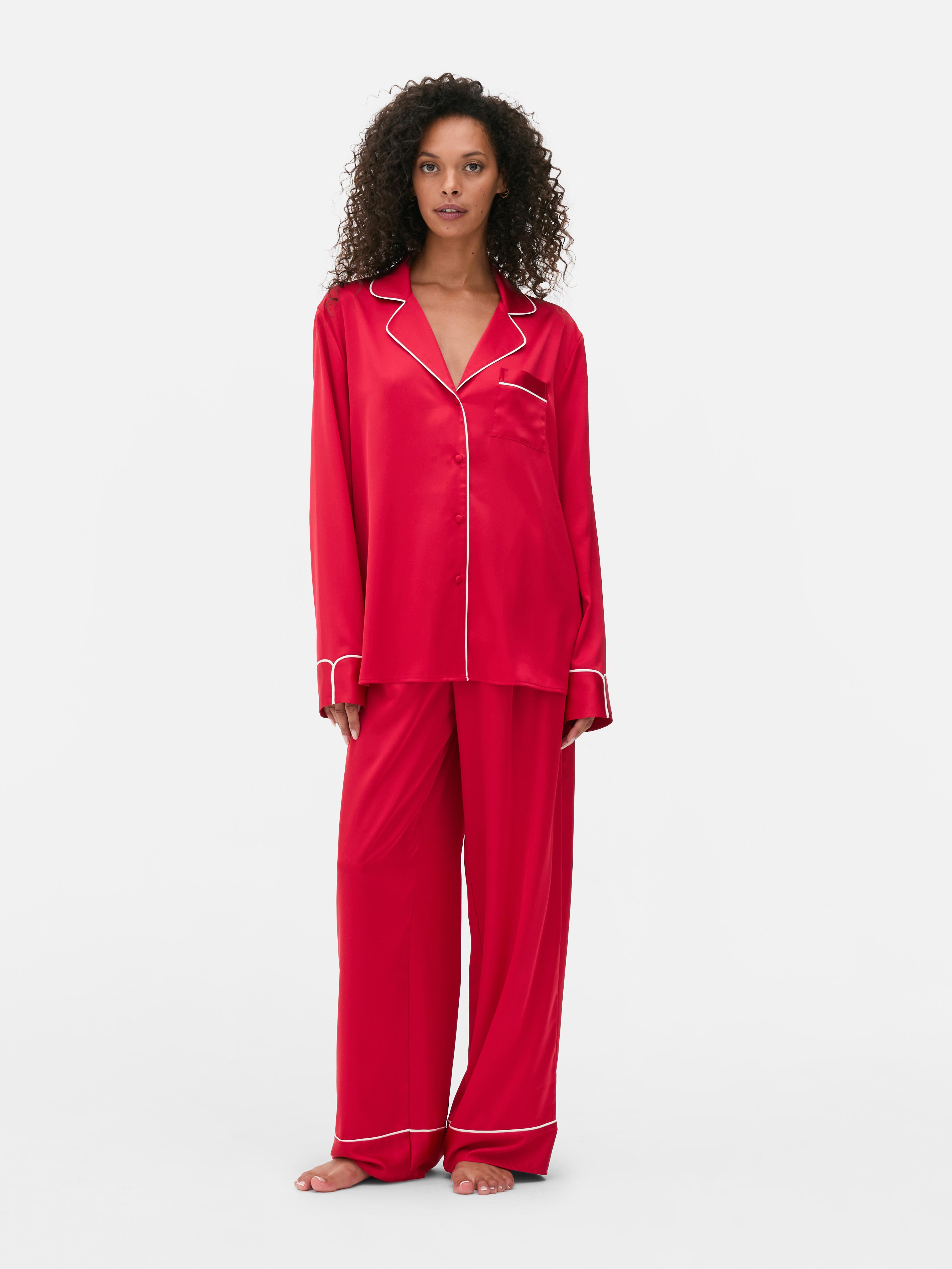 Satin Boyfriend Pyjamas