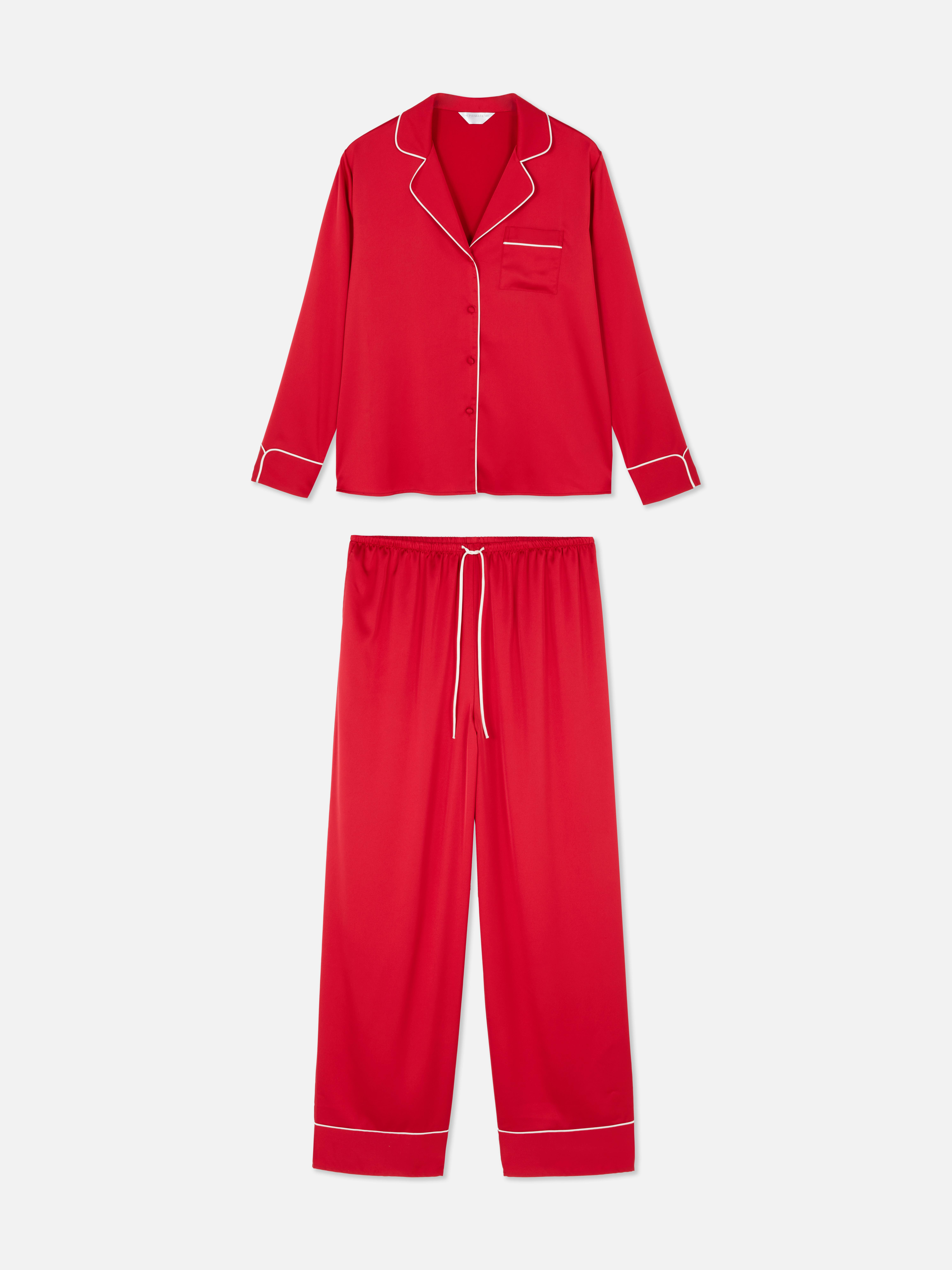 Satin Boyfriend Pyjamas