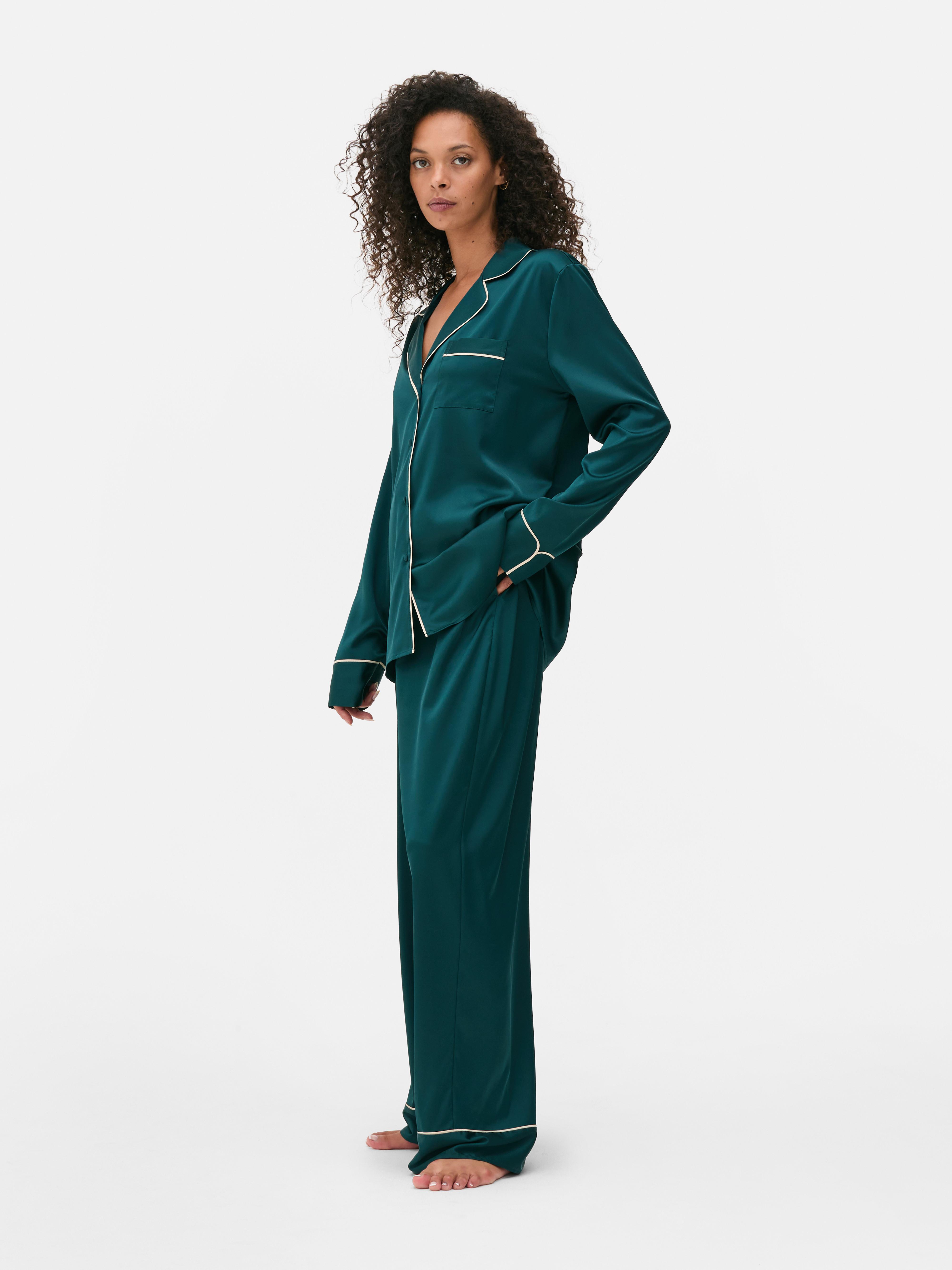 Satin Boyfriend Pyjamas