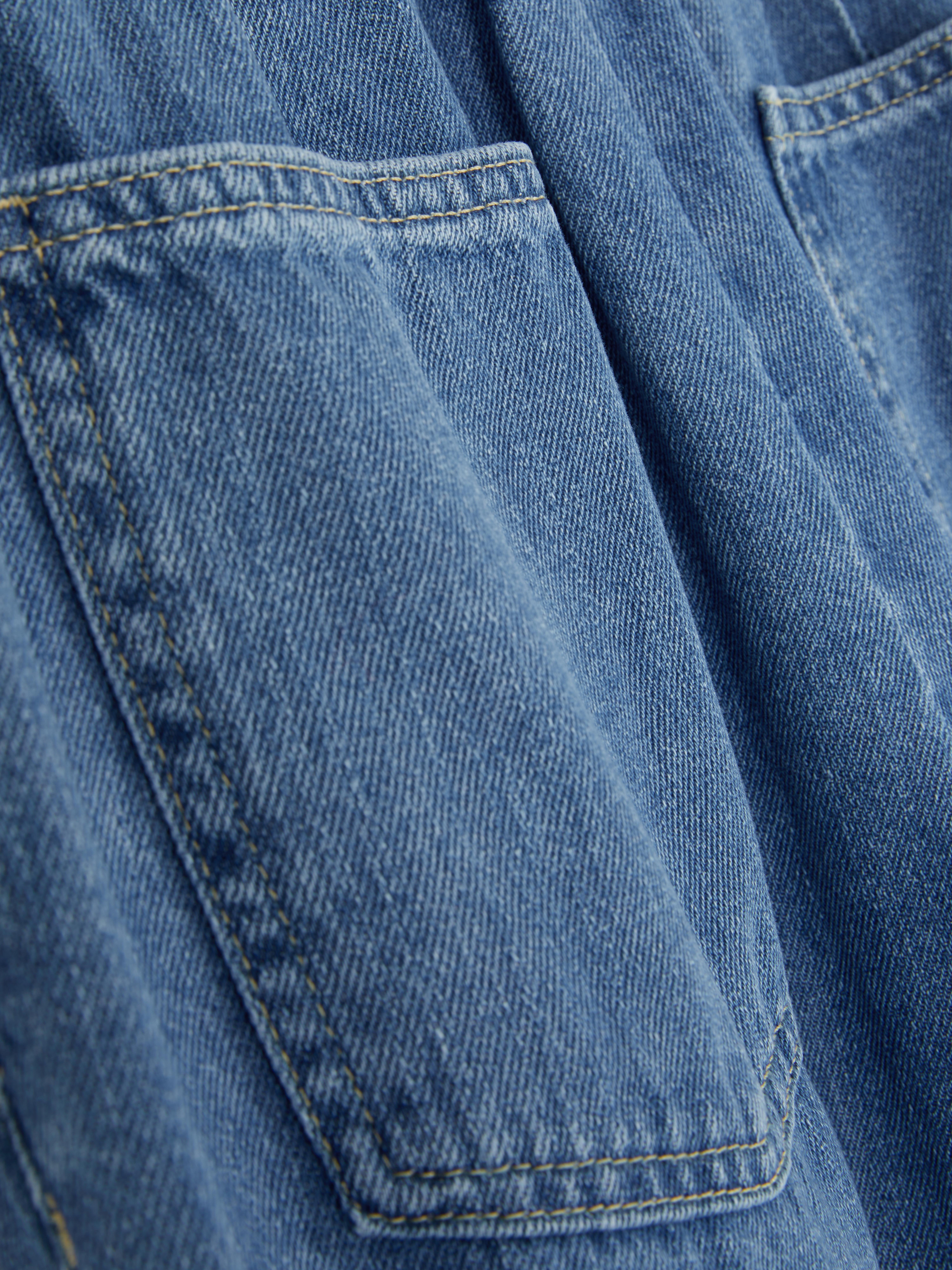Pantaloni da tuta in denim con coulisse