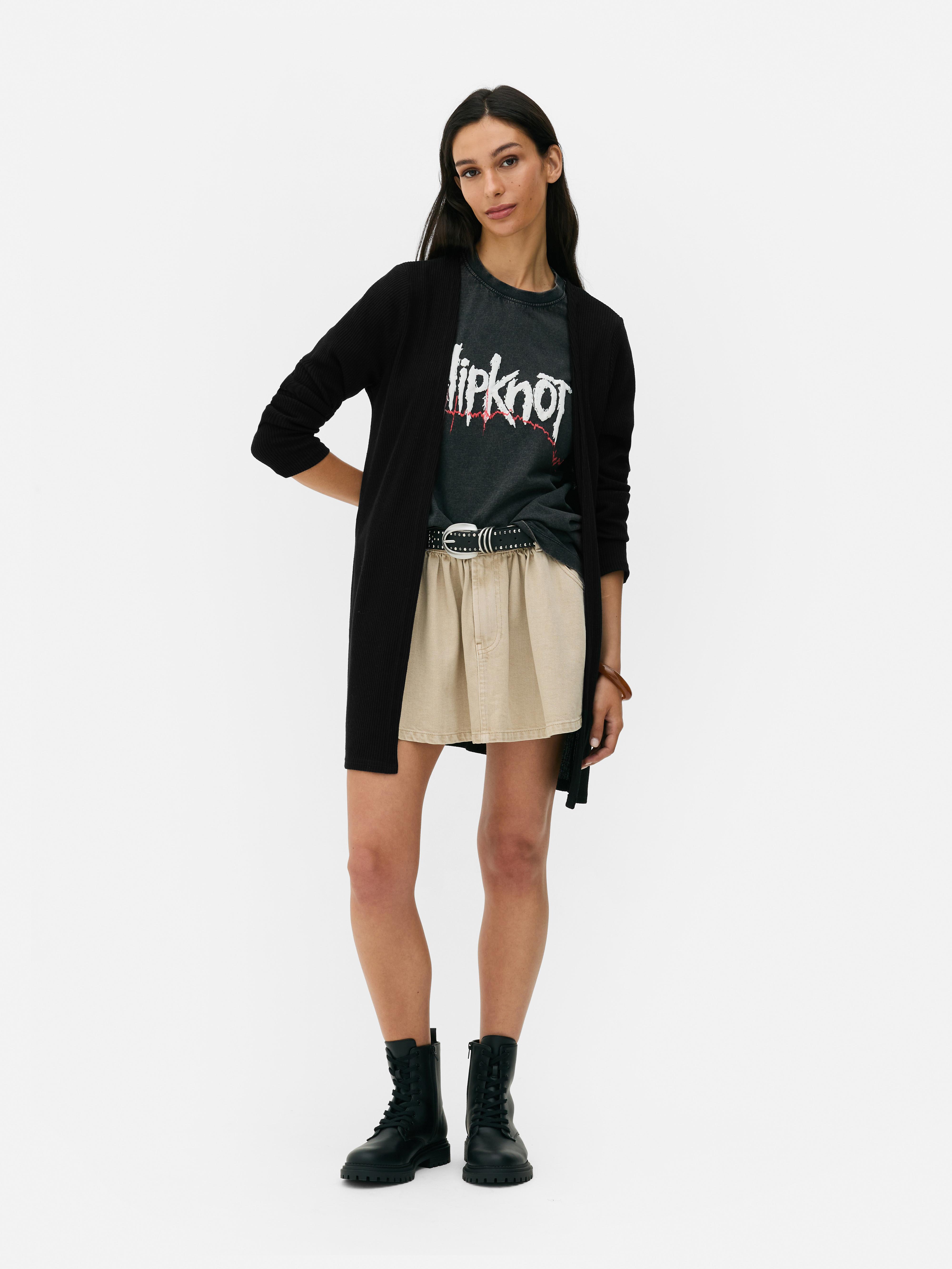 Ribbed Longline Cardigan