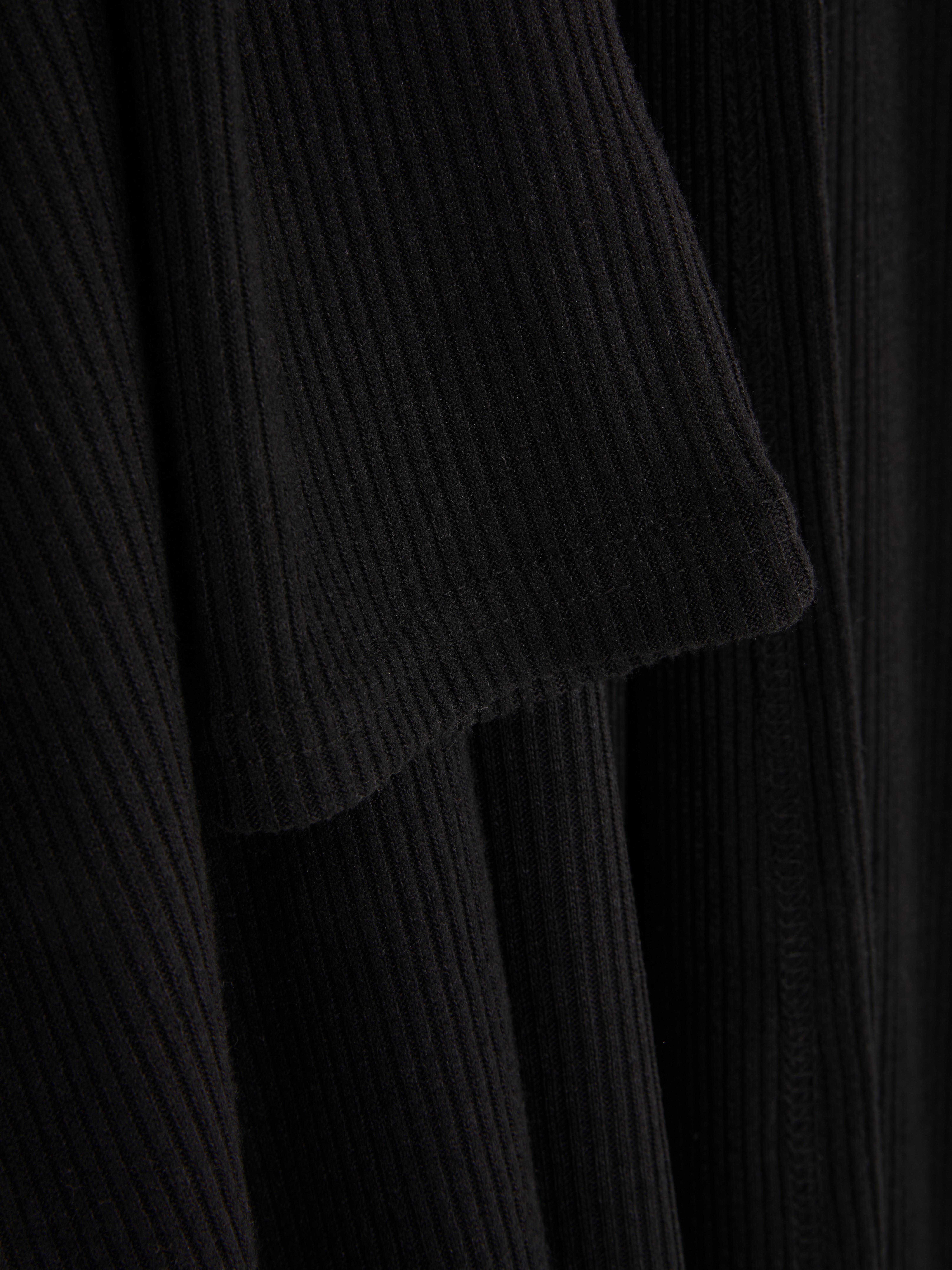 Ribbed Longline Cardigan