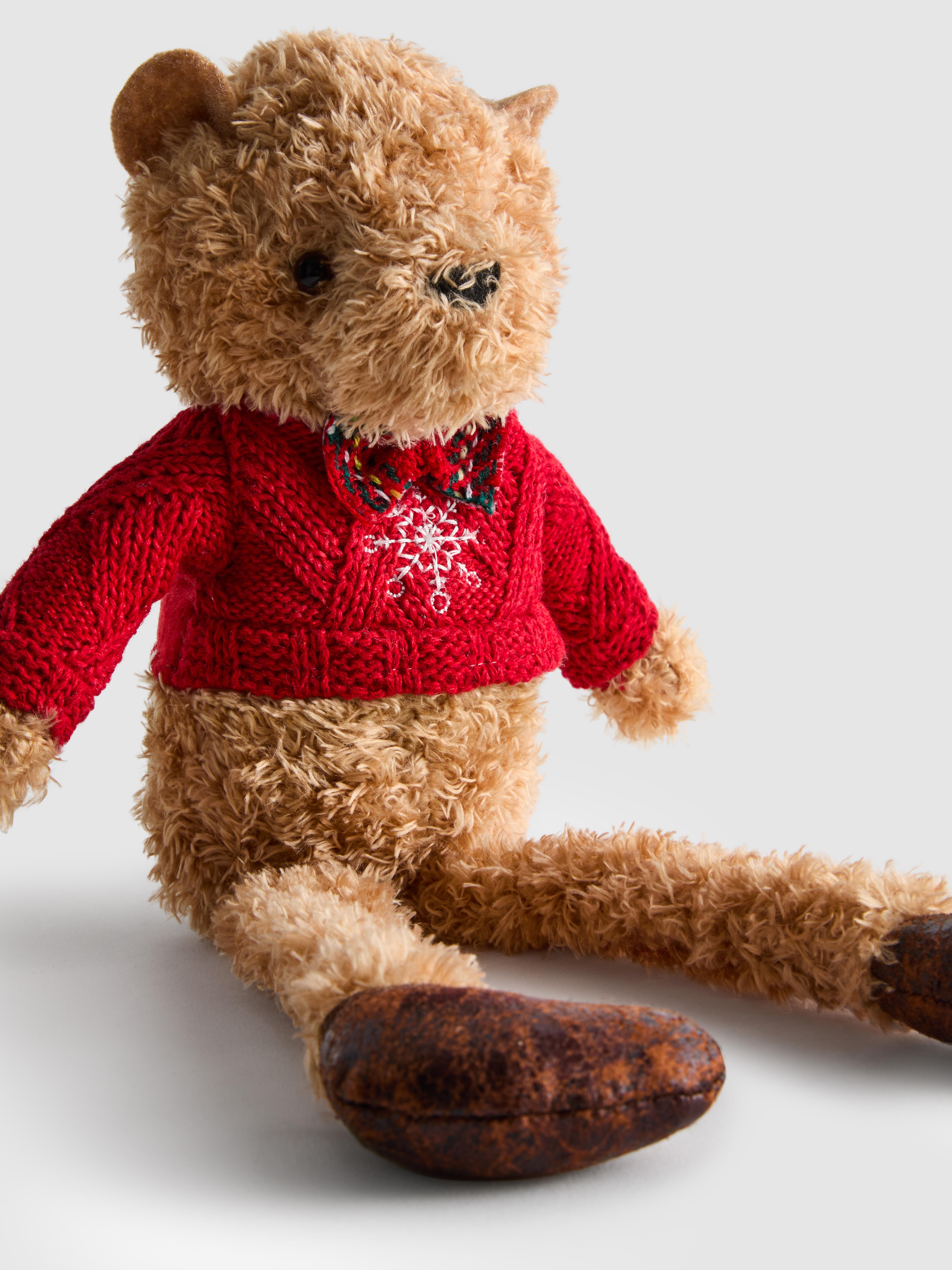 Sitting Christmas Teddy Bear
