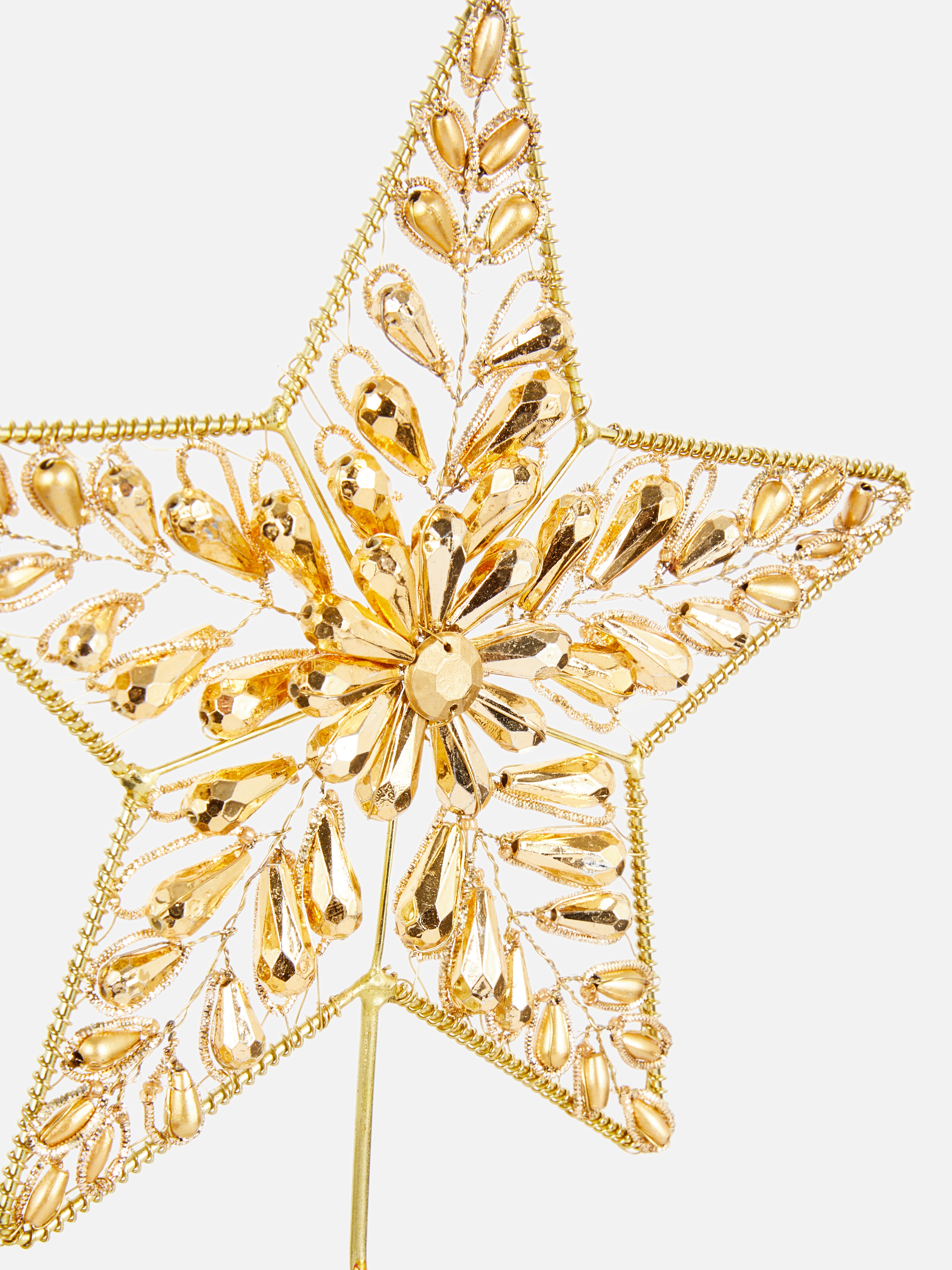 Jewelled Star Christmas Tree Topper